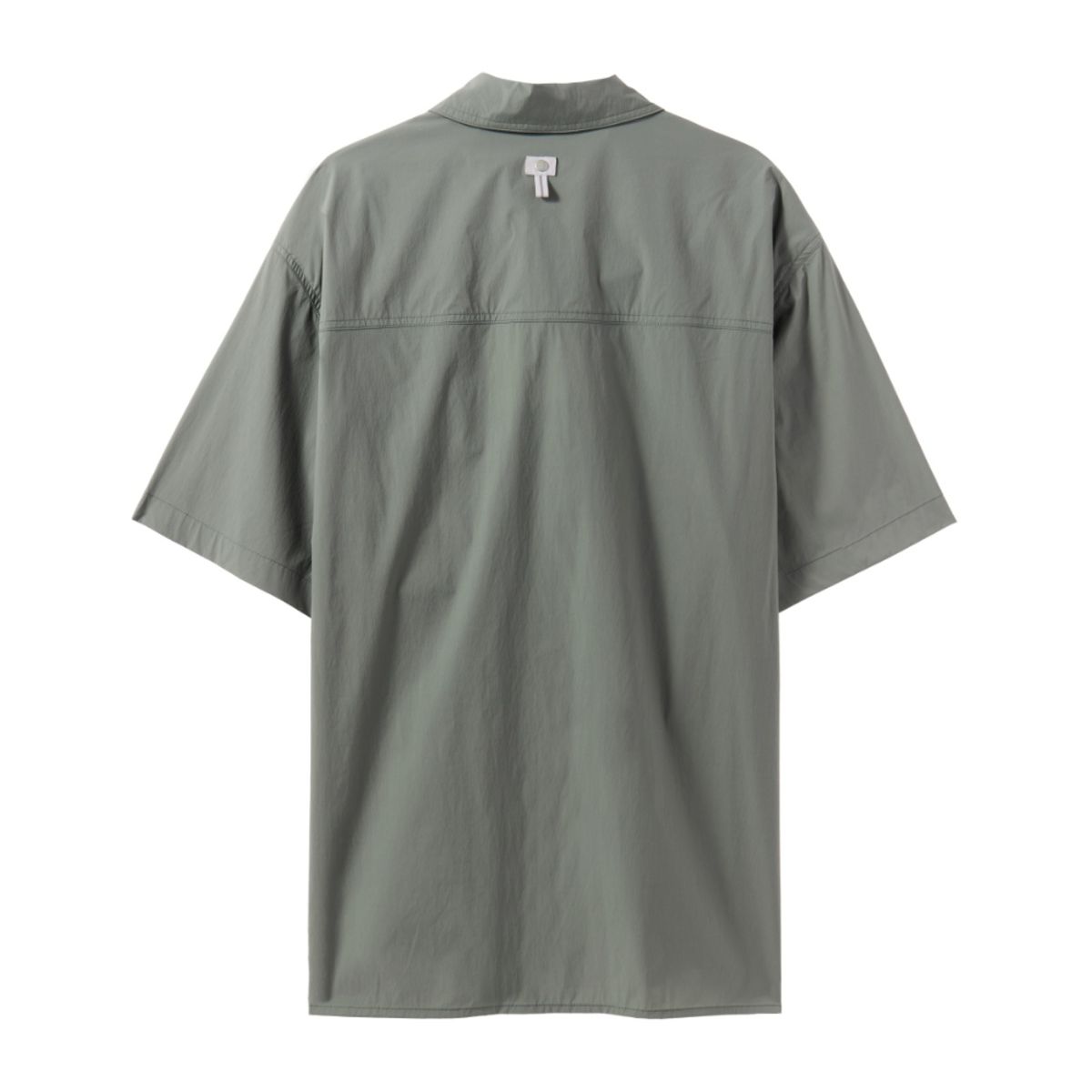 브롬톤 런던(BROMPTON LONDON) NYLON SET HALF SLEEVE SHIRT - KHAKI (P242MSH234)