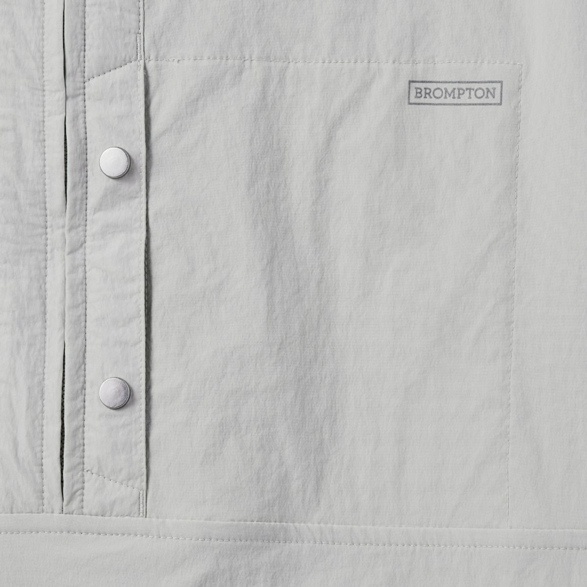 브롬톤 런던(BROMPTON LONDON) HALF SLEEVE ANORAK - L/GREY (P242UAN132)