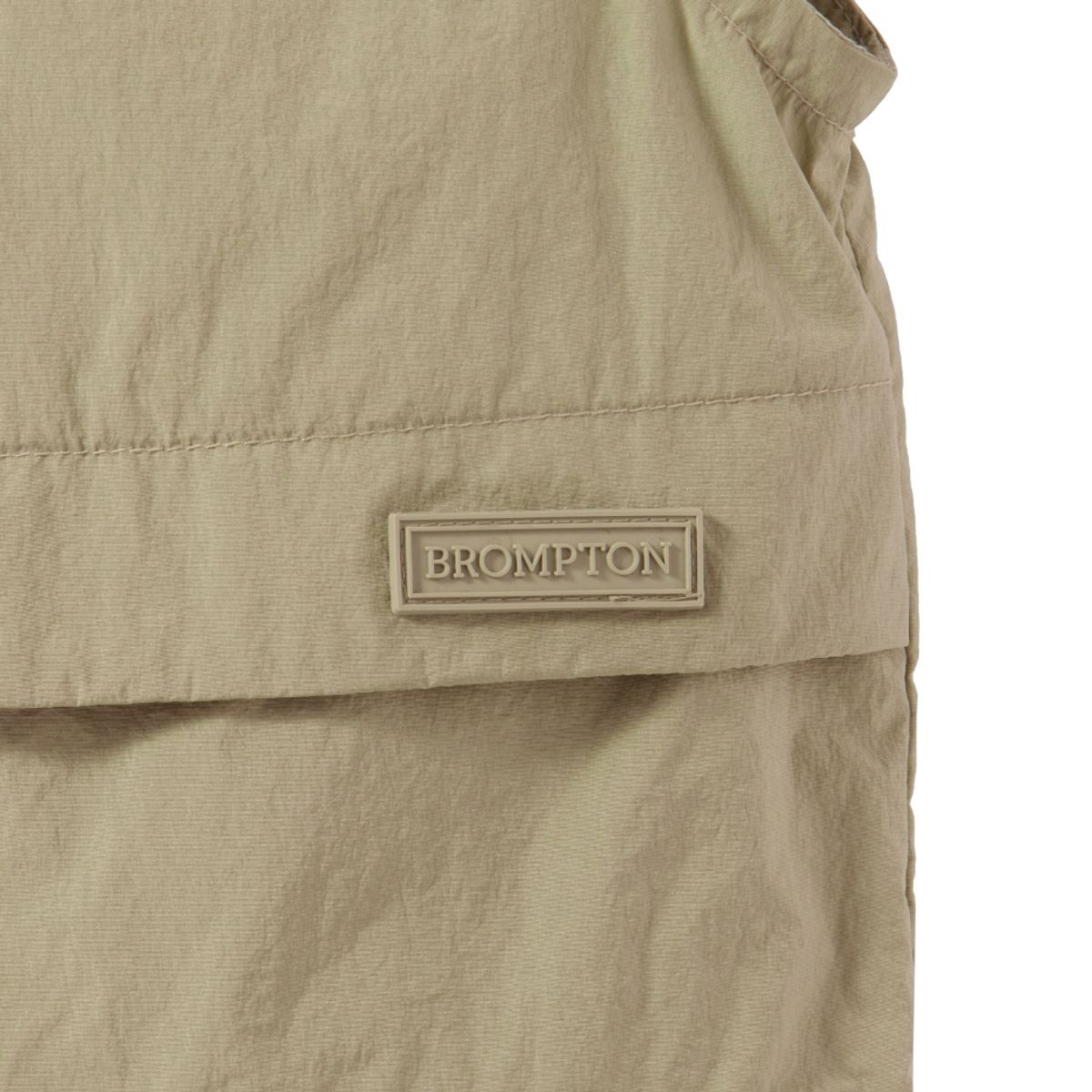 브롬톤 런던(BROMPTON LONDON) W CROPPED FULL ZIP VEST - BEIGE (P242WVT352)