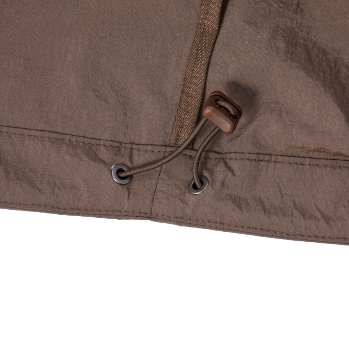 브롬톤 런던(BROMPTON LONDON) W CROPPED FULL ZIP VEST - BROWN (P242WVT352)
