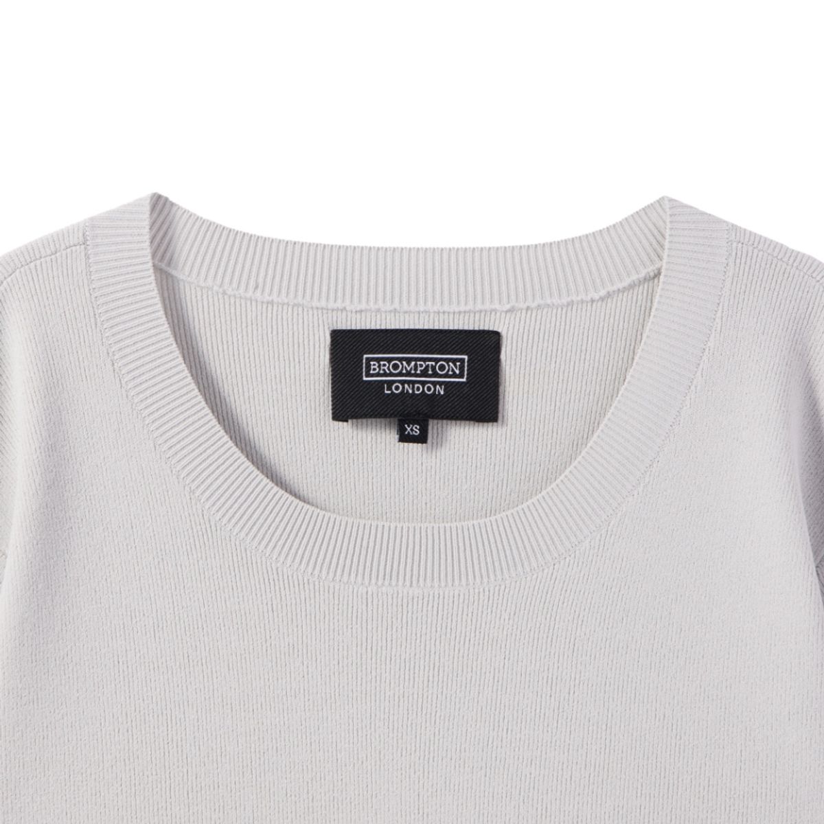브롬톤 런던(BROMPTON LONDON) W COMMUTER HALF SLEEVE KNIT - L/GREY (P242WKT351)