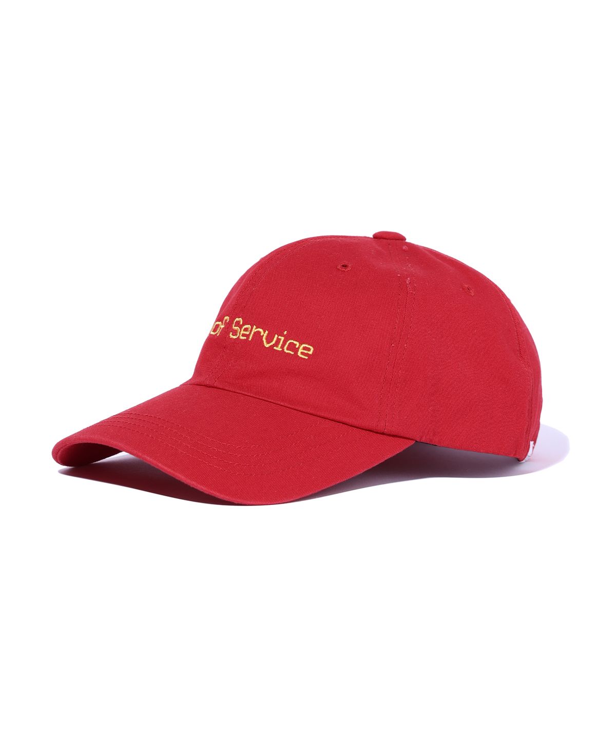 사운즈라이프(SOUNDSLIFE) Vintage Lettering Washing Ball Cap Red