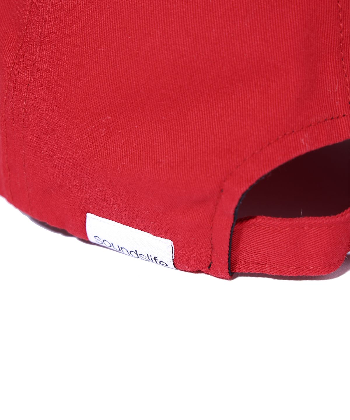 사운즈라이프(SOUNDSLIFE) Vintage Lettering Washing Ball Cap Red