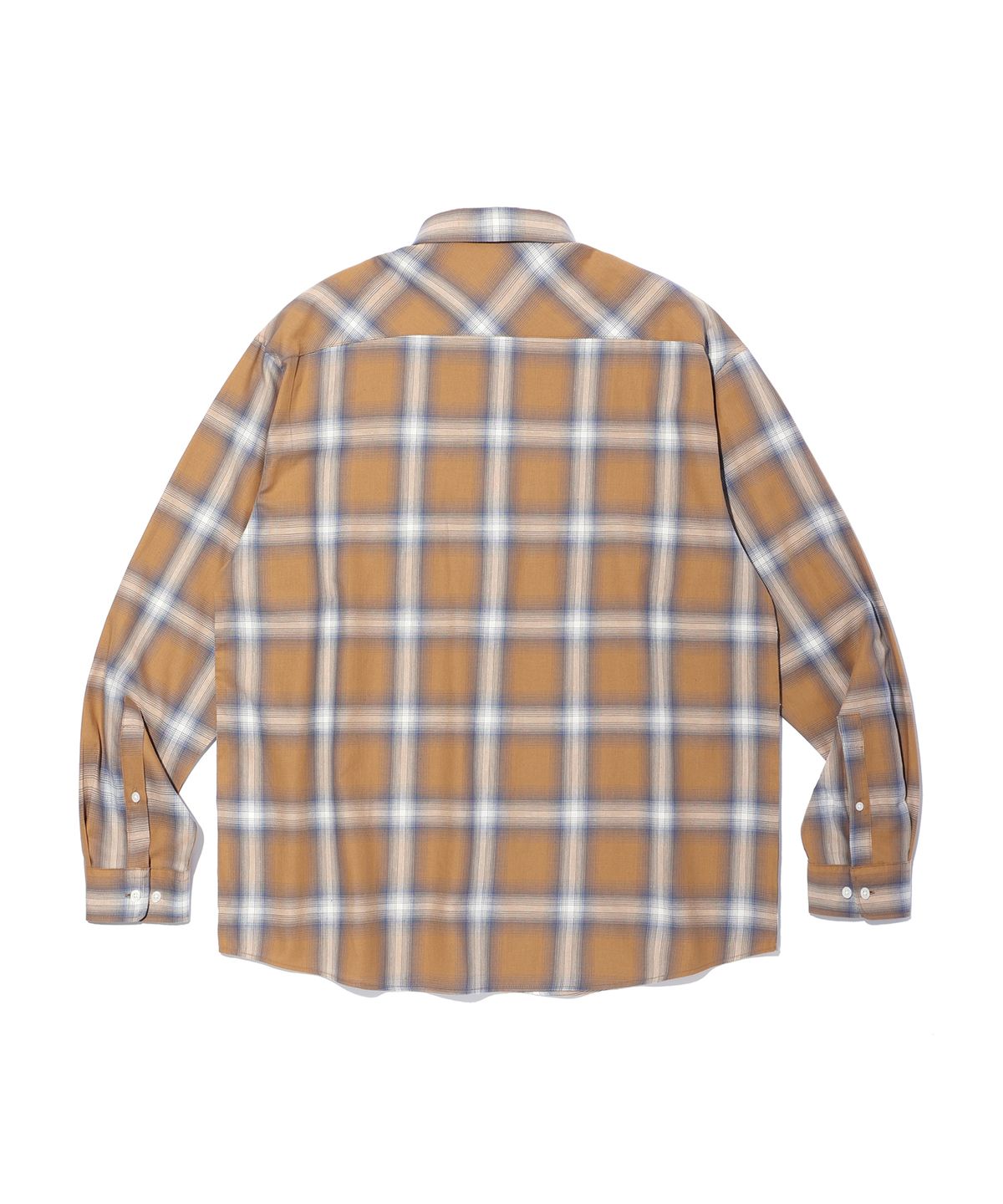 사운즈라이프(SOUNDSLIFE) Ombre Check Shirt Orange
