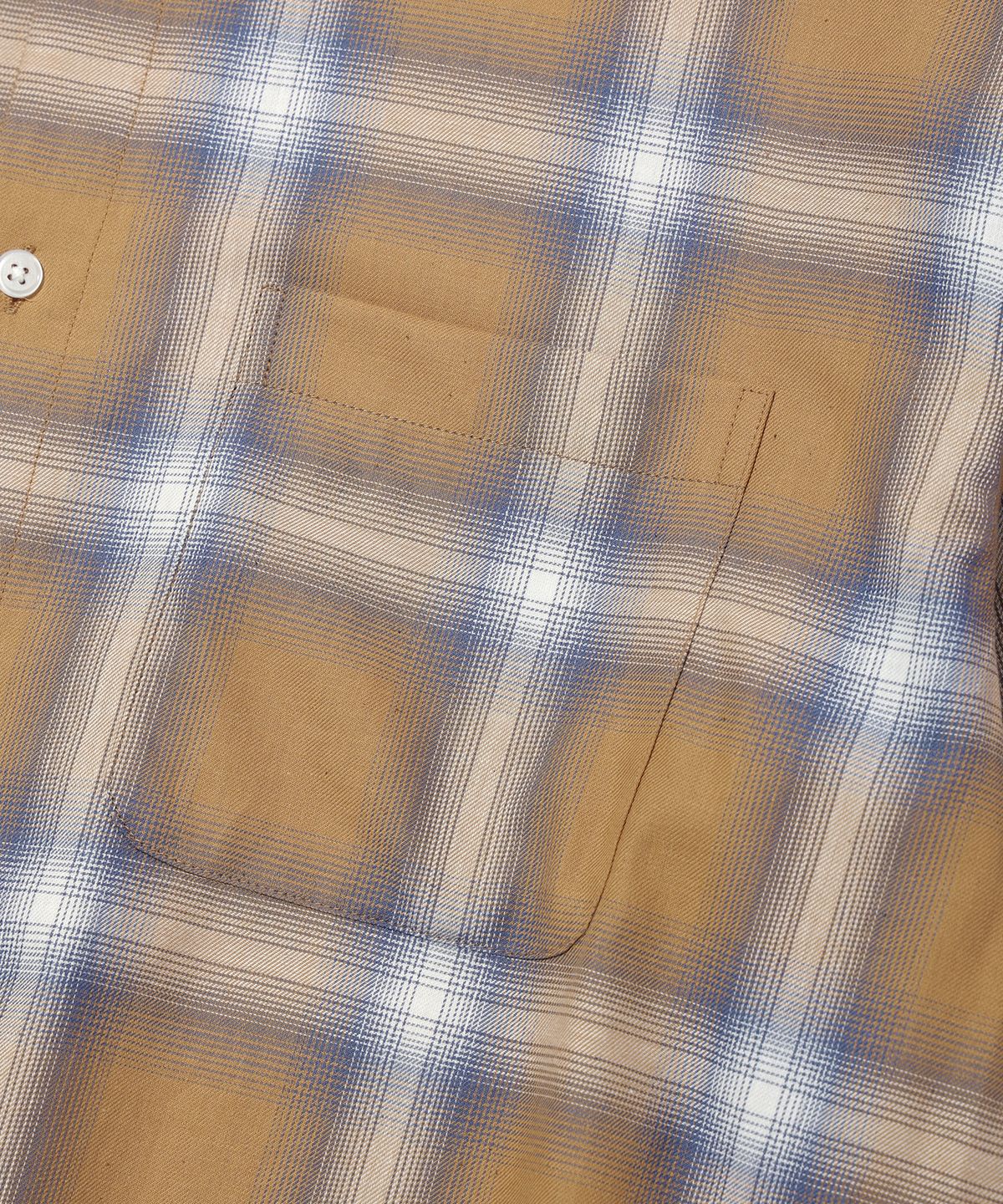 사운즈라이프(SOUNDSLIFE) Ombre Check Shirt Orange