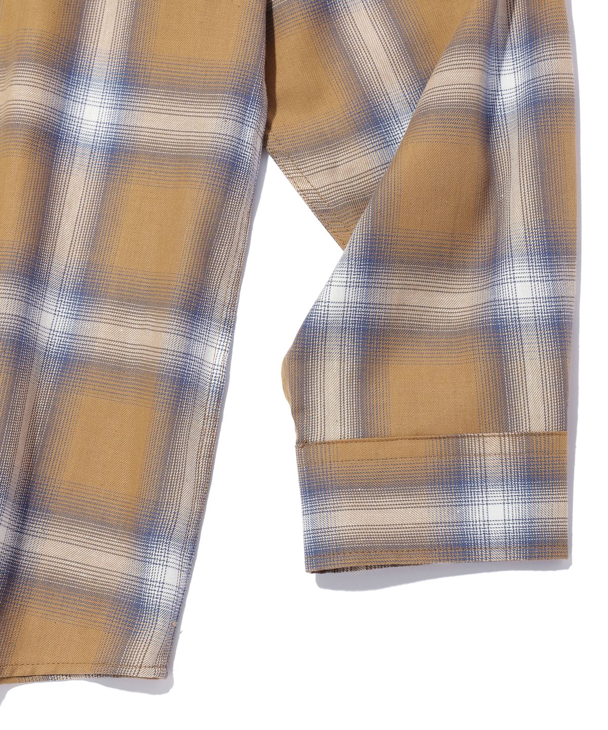 사운즈라이프(SOUNDSLIFE) Ombre Check Shirt Orange
