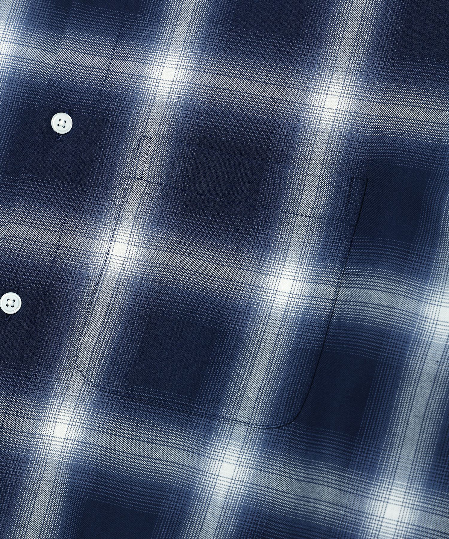スタンダードカリフォルニア SD Ombre Check Shirt navy スタンダードカリフォルニア SD Ombre Check Shirt navy Ombre