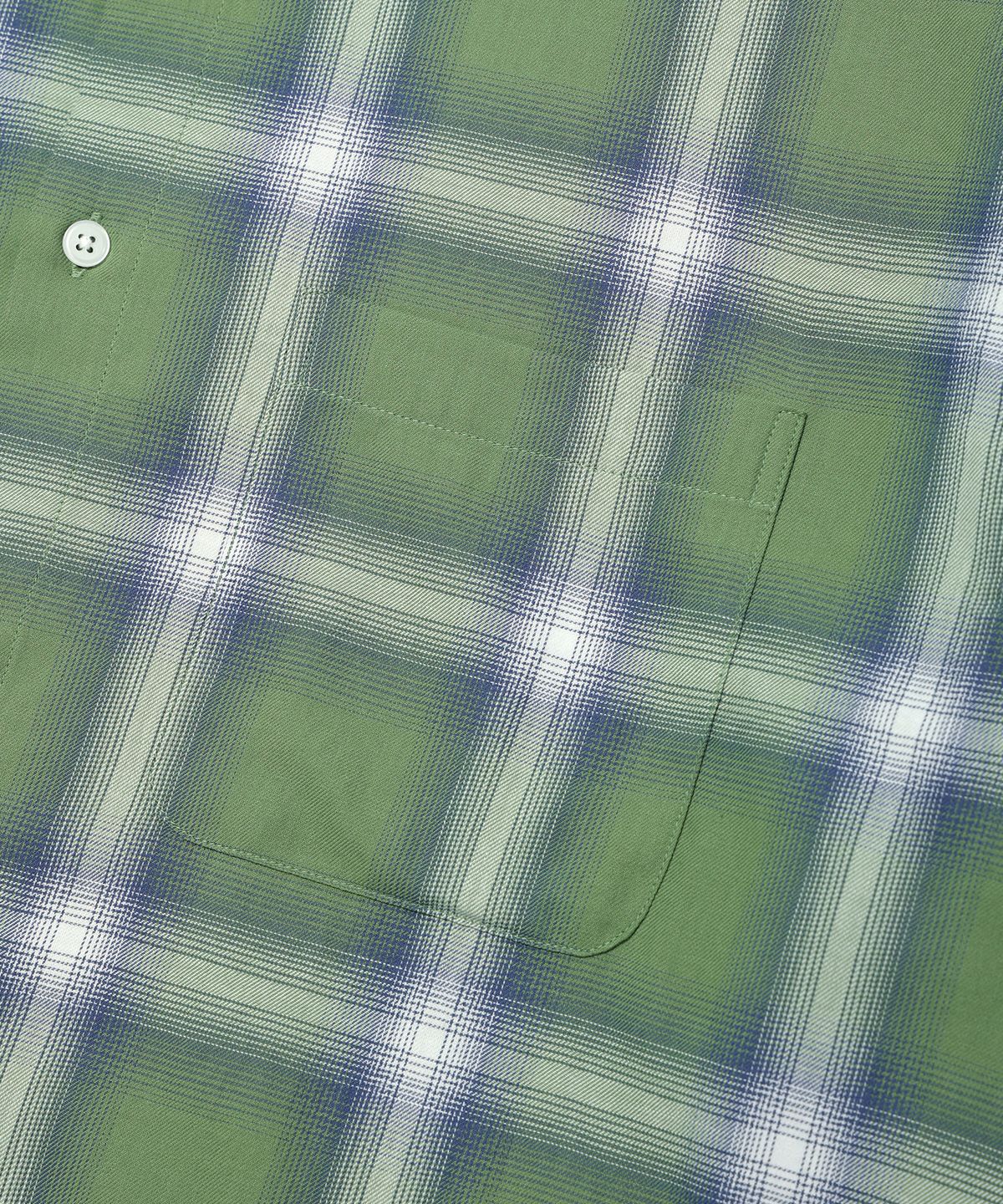 사운즈라이프(SOUNDSLIFE) Ombre Check Shirt Green