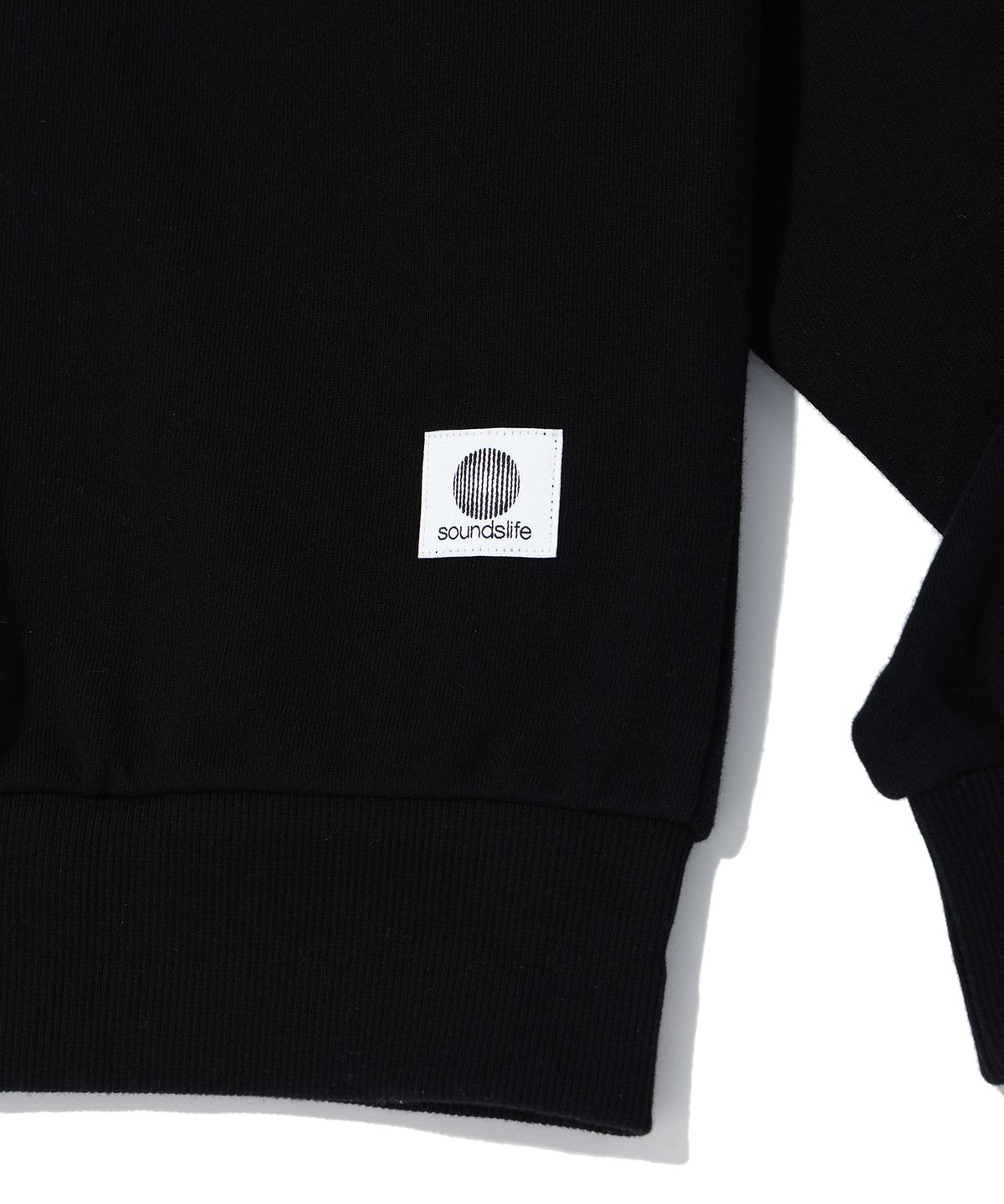 사운즈라이프(SOUNDSLIFE) INST Graphic Hoodie pullover Black