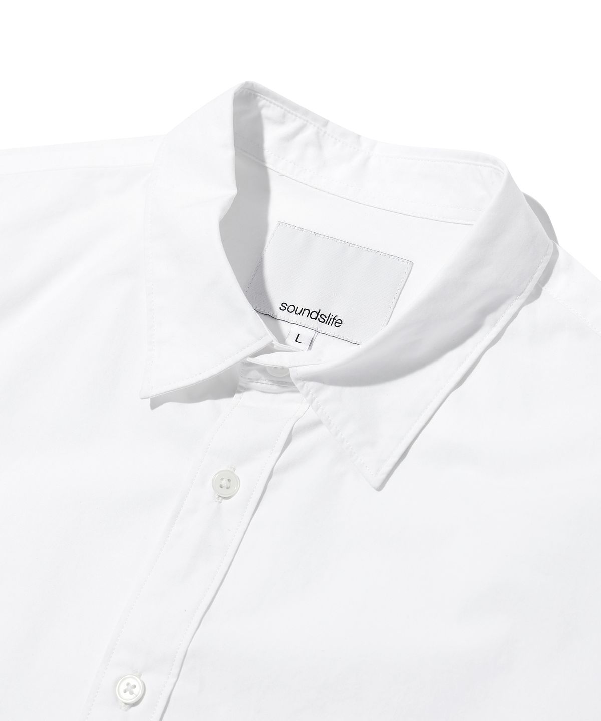 사운즈라이프(SOUNDSLIFE) Daily Cotton Shirt White