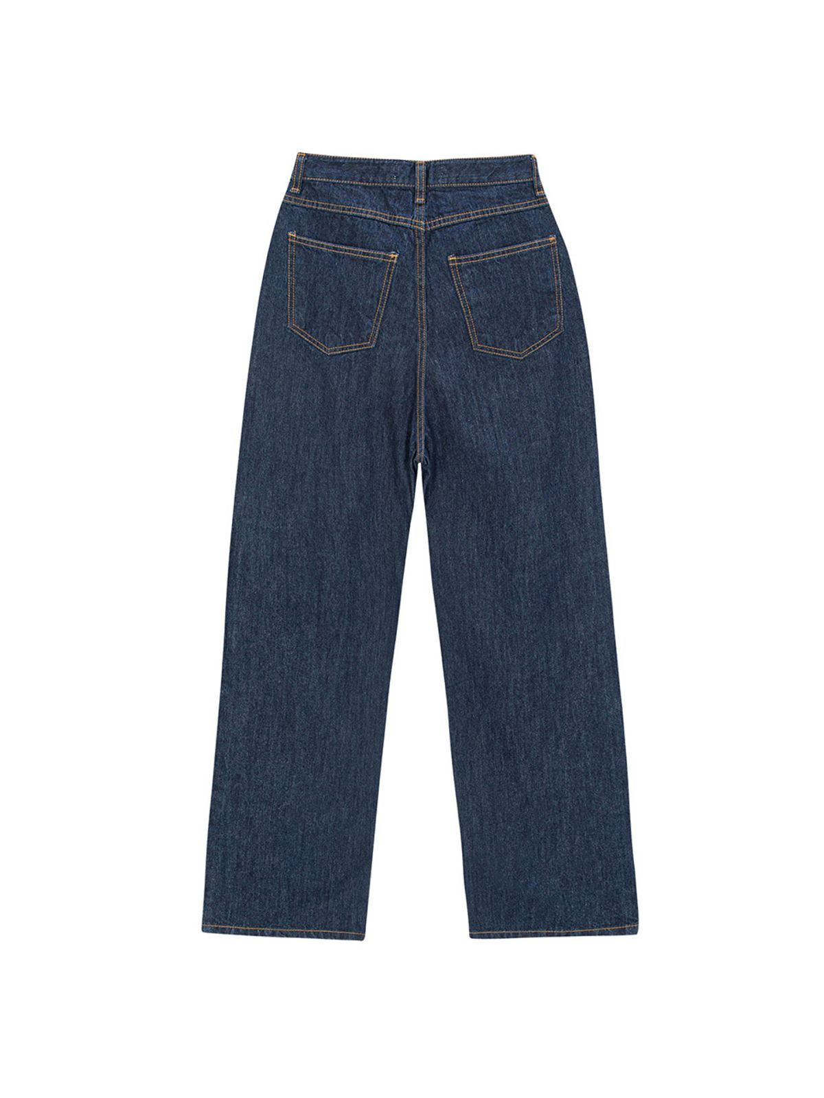 샐러드바구니(SALAD BAGUNI) Signature Semi Wide Jeans - deep blue
