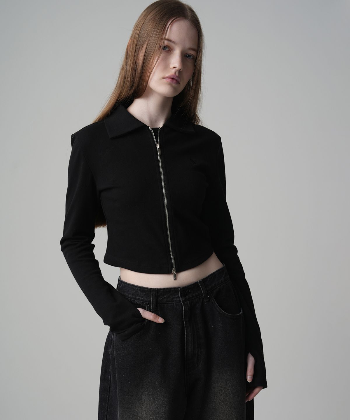 어반드레스(AVANDRESS) Sasha Triple Zip-up - 4COL