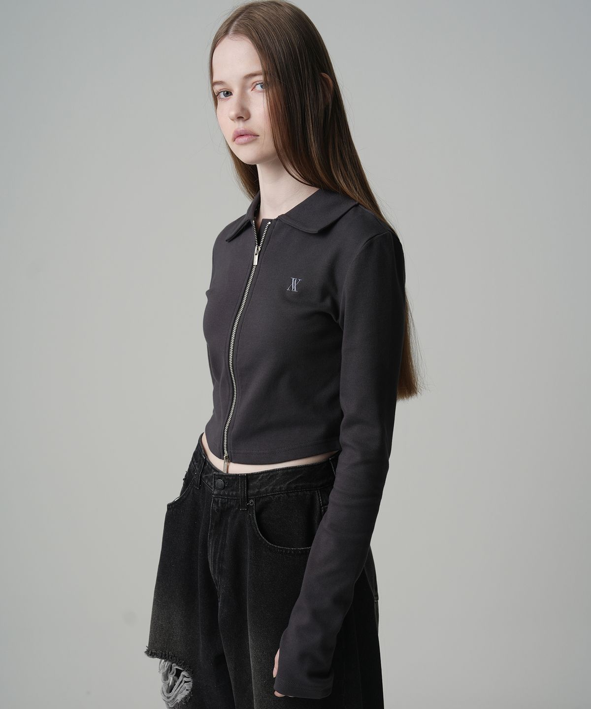 어반드레스(AVANDRESS) Sasha Triple Zip-up - 4COL