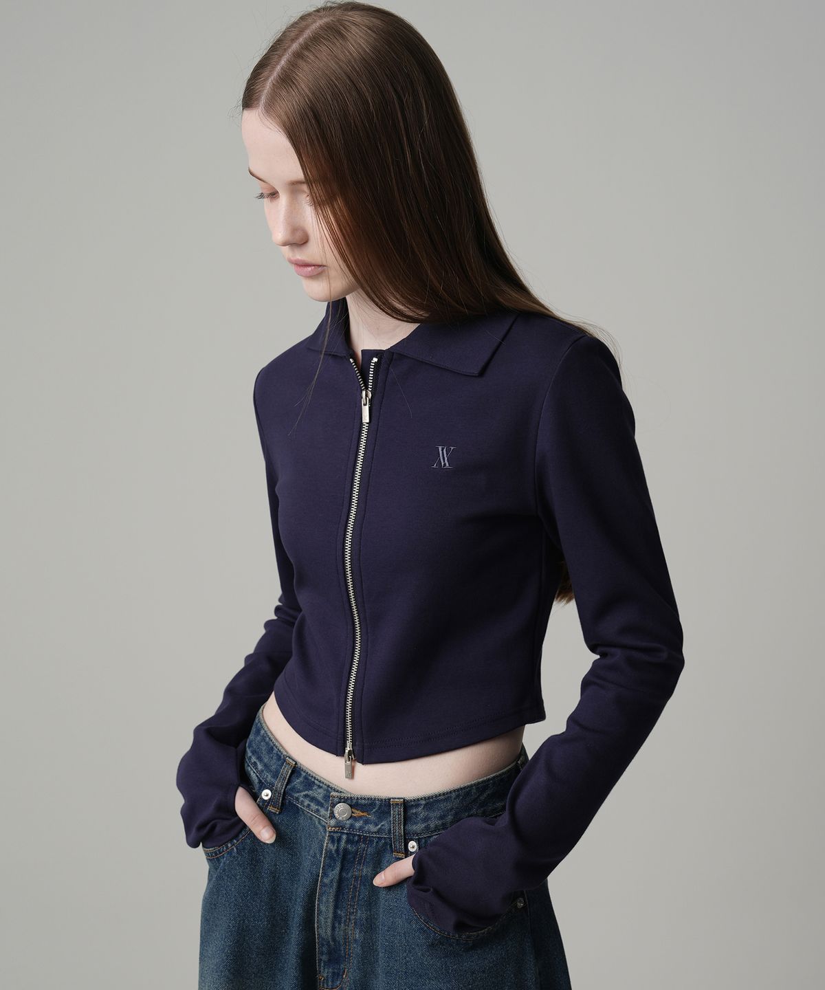 어반드레스(AVANDRESS) Sasha Triple Zip-up - 4COL