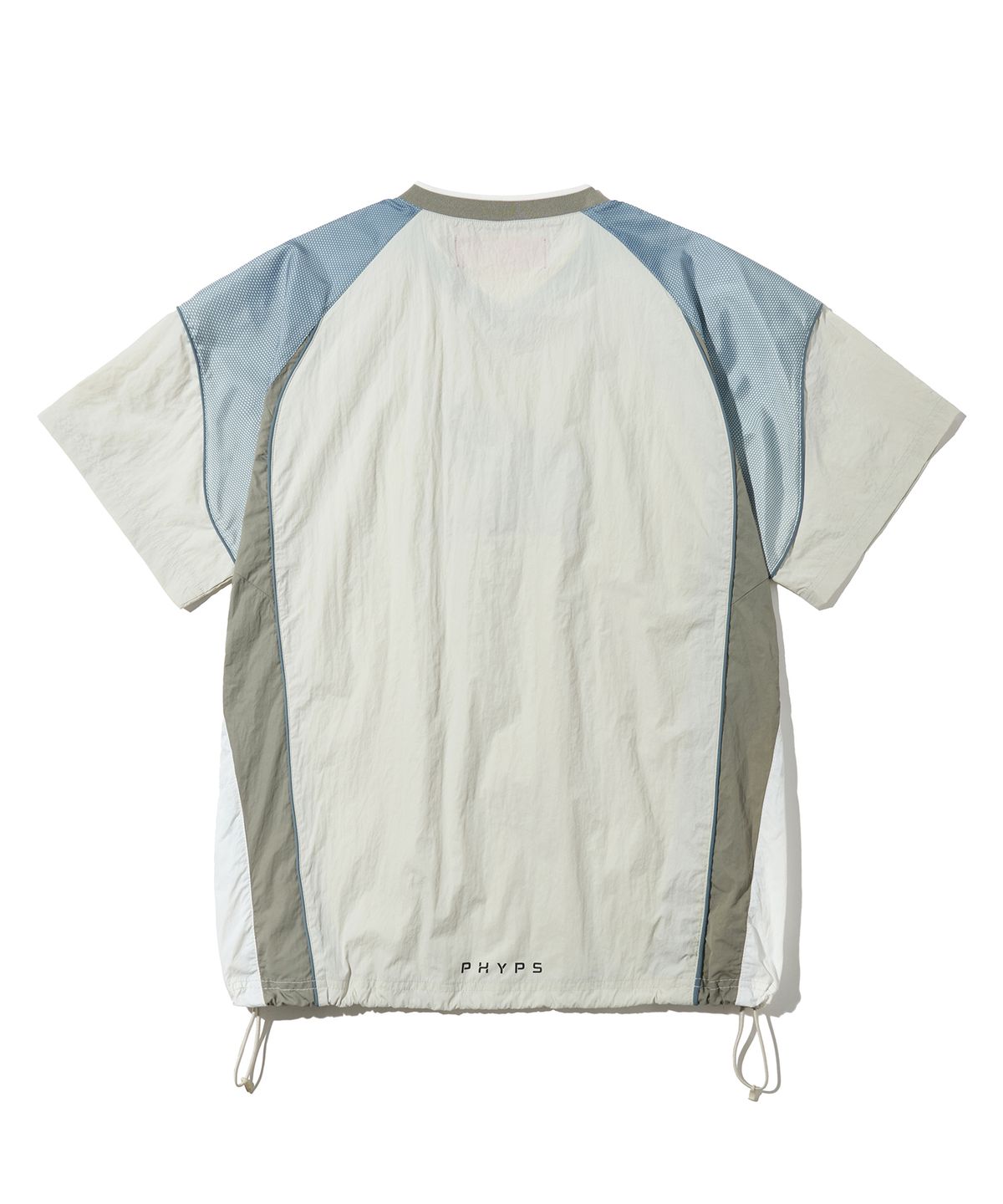 핍스 모터사이클(PHYPS MOTORCYCLE) Speed Track nylon T-shirt Beige
