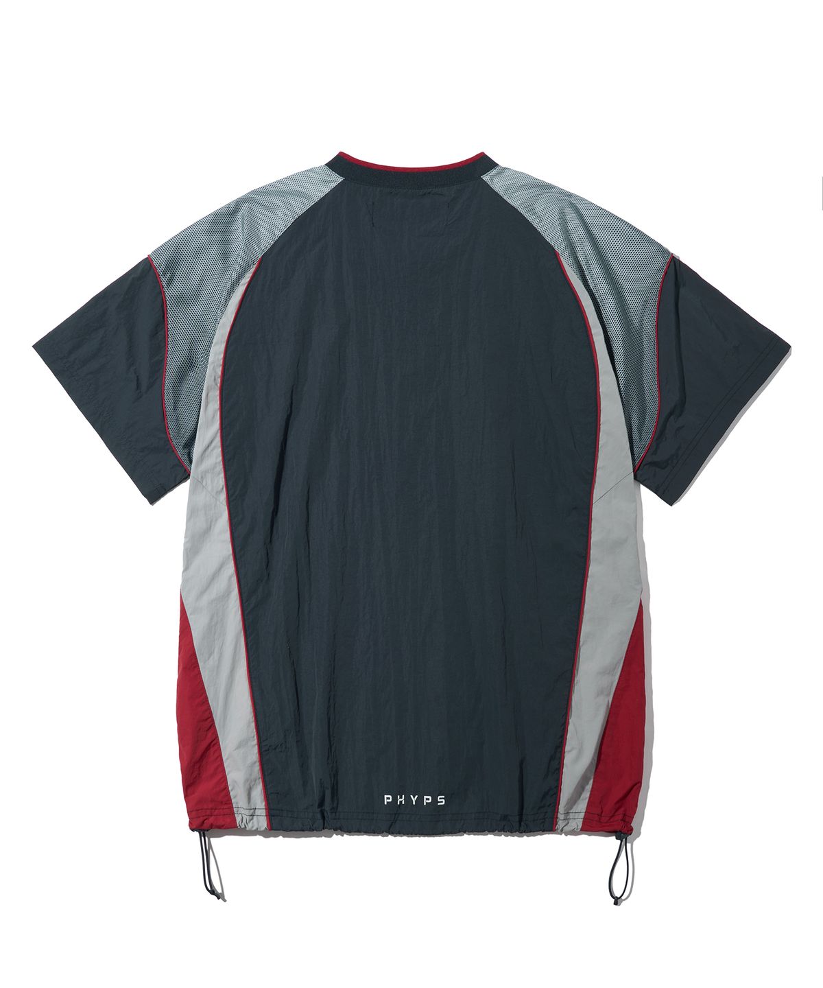 핍스 모터사이클(PHYPS MOTORCYCLE) Speed Track nylon T-shirt Navy