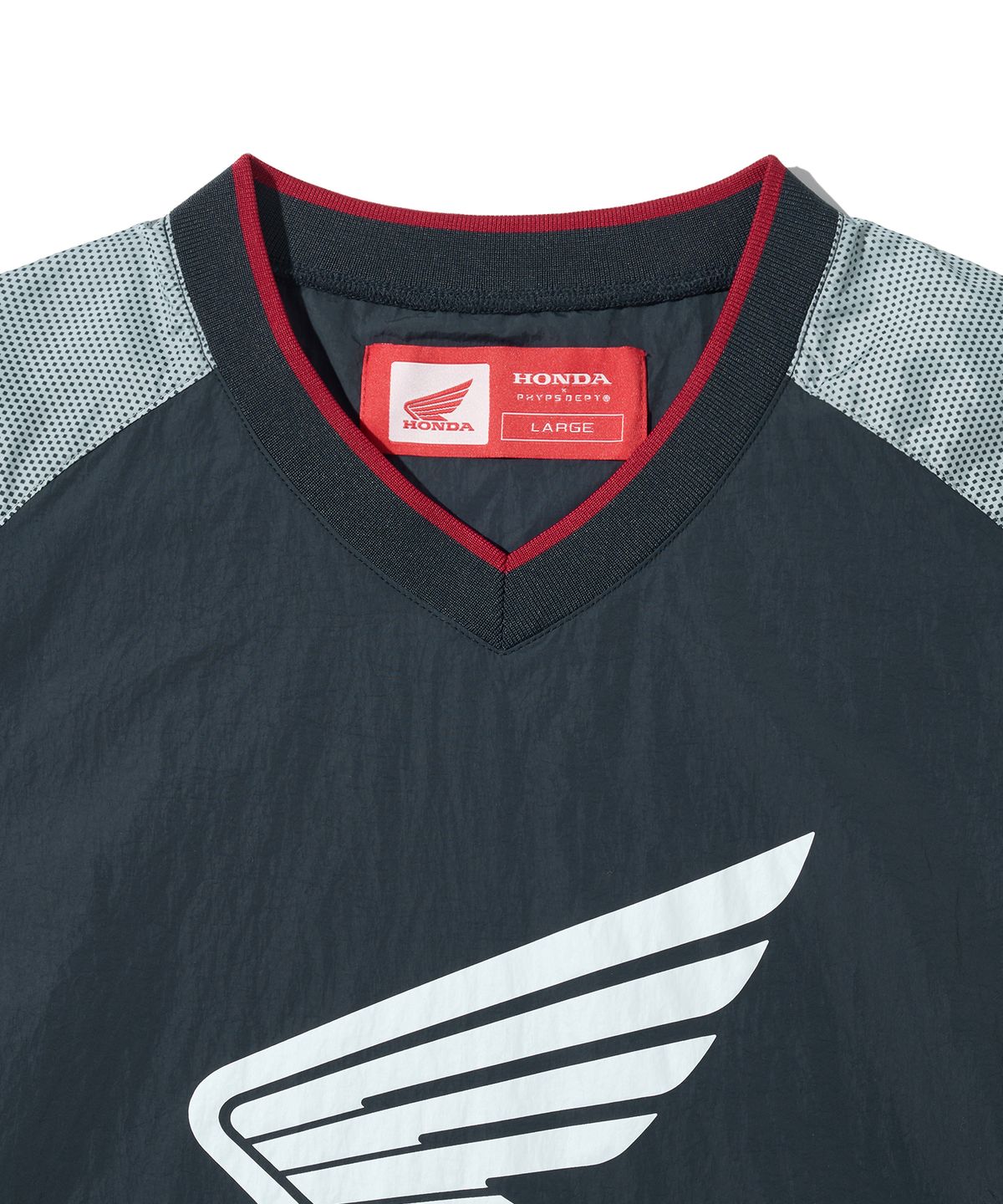 핍스 모터사이클(PHYPS MOTORCYCLE) Speed Track nylon T-shirt Navy