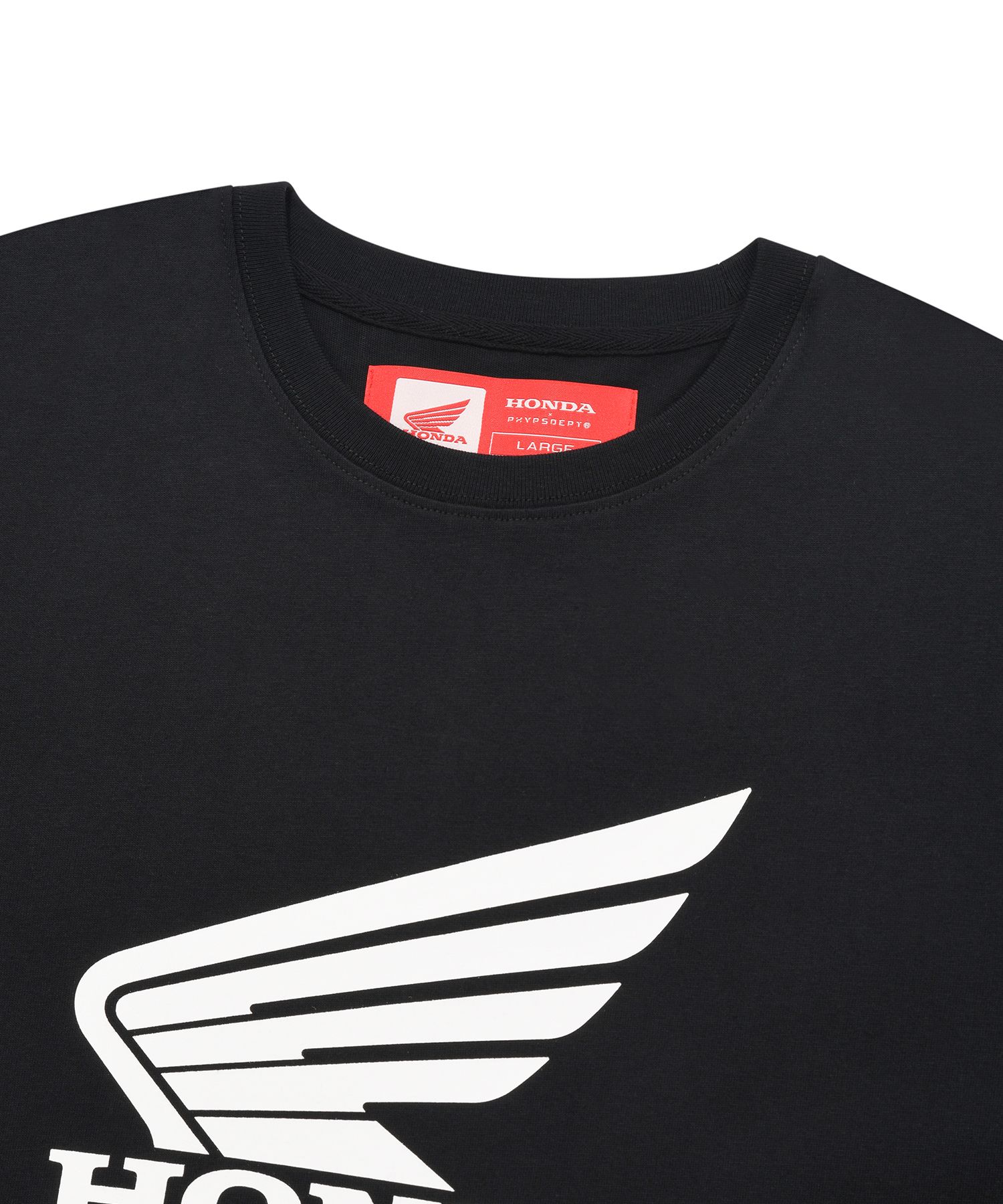 Tシャツ・カットソー HONDA MOTORCYCLE Original Wing Small logo Tshirt Dark pink MUSINSA | Honda Motorcycle Original Wing Small logo T-shirt