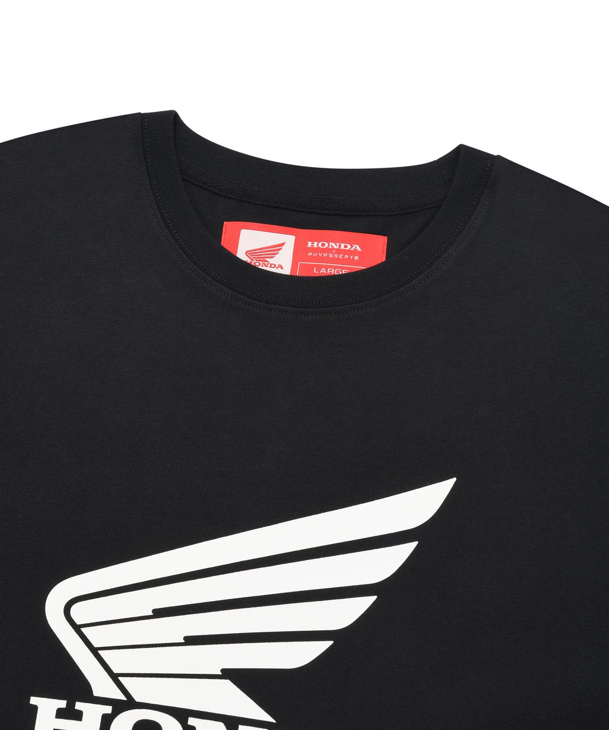 핍스 모터사이클(PHYPS MOTORCYCLE) Original Wing logo T-shirt Black
