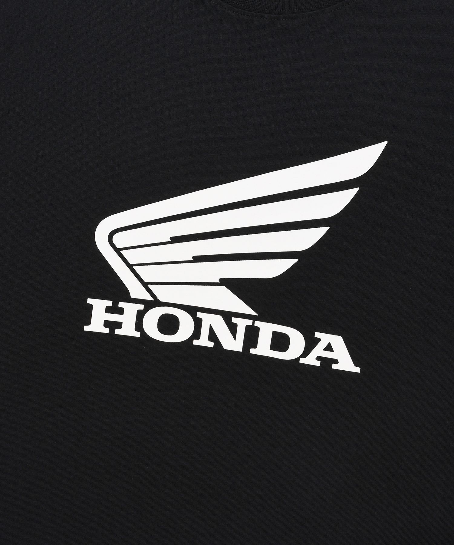 MUSINSA | Honda Motorcycle Original Wing logo T-shirt Black