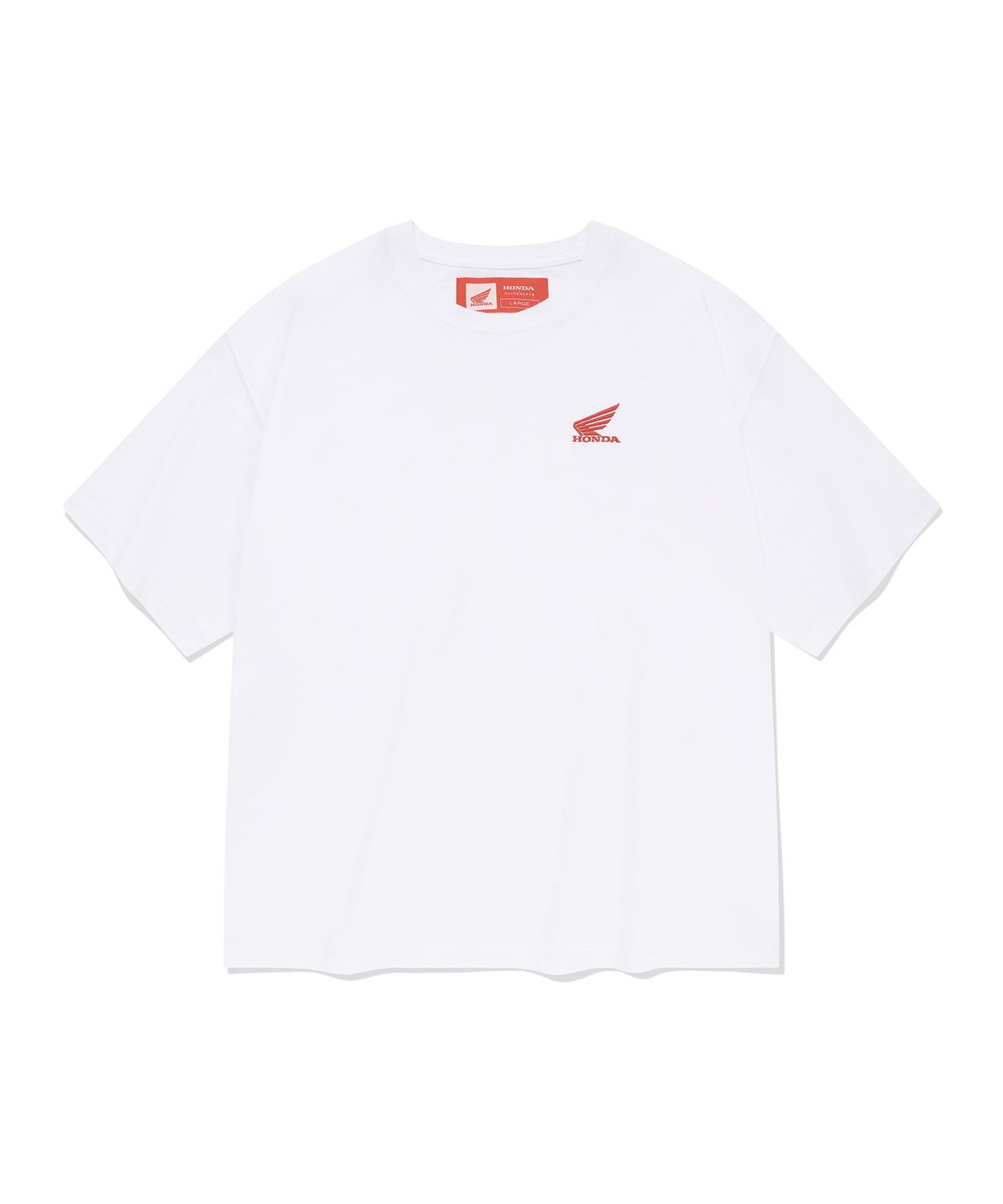 핍스 모터사이클(PHYPS MOTORCYCLE) [2Pack] Original Wing Logo Short Sleeve White / Black