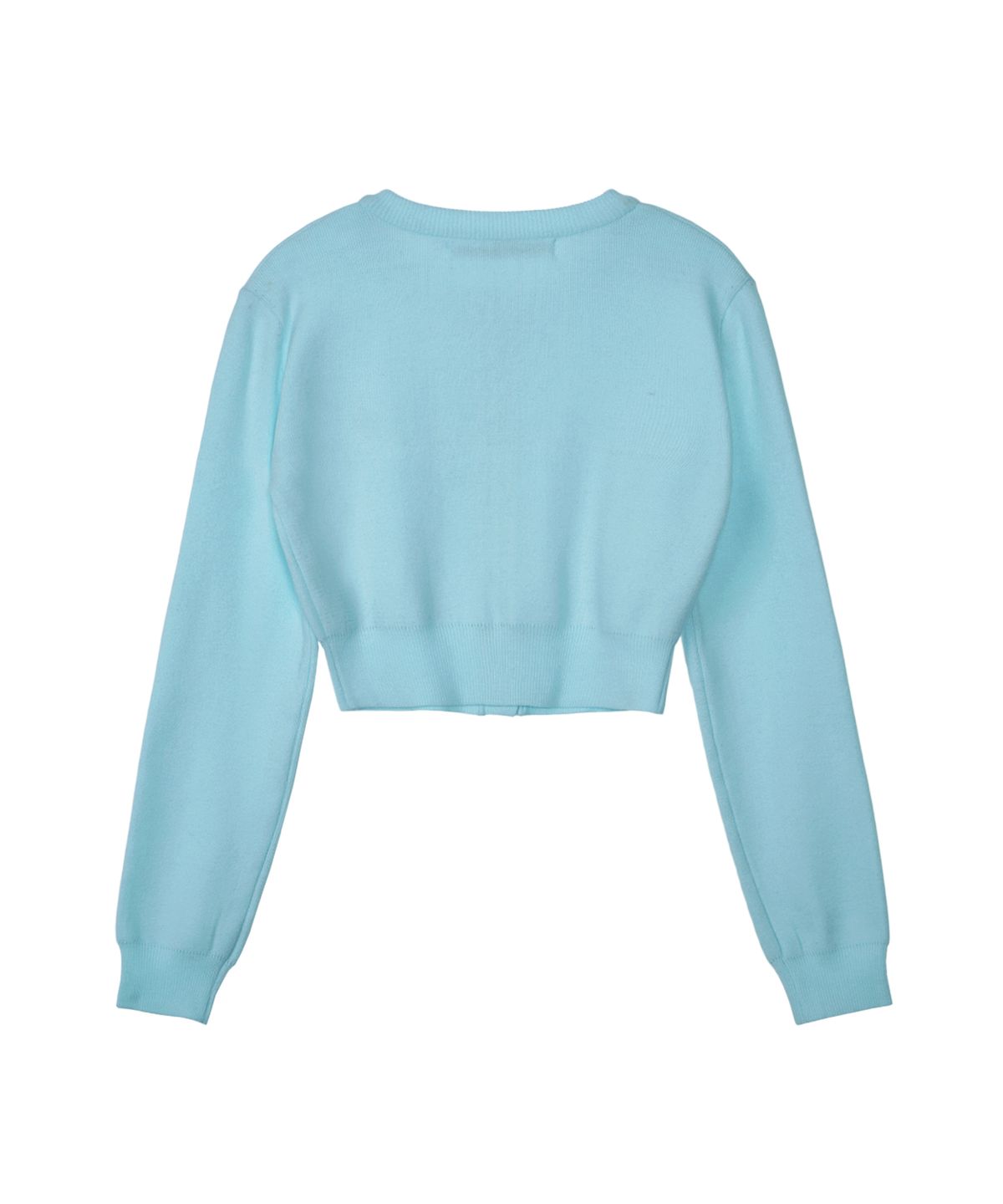 레스트앤레크레이션(REST&RECREATION) RR CROP KNIT CARDIGAN_SKY BLUE