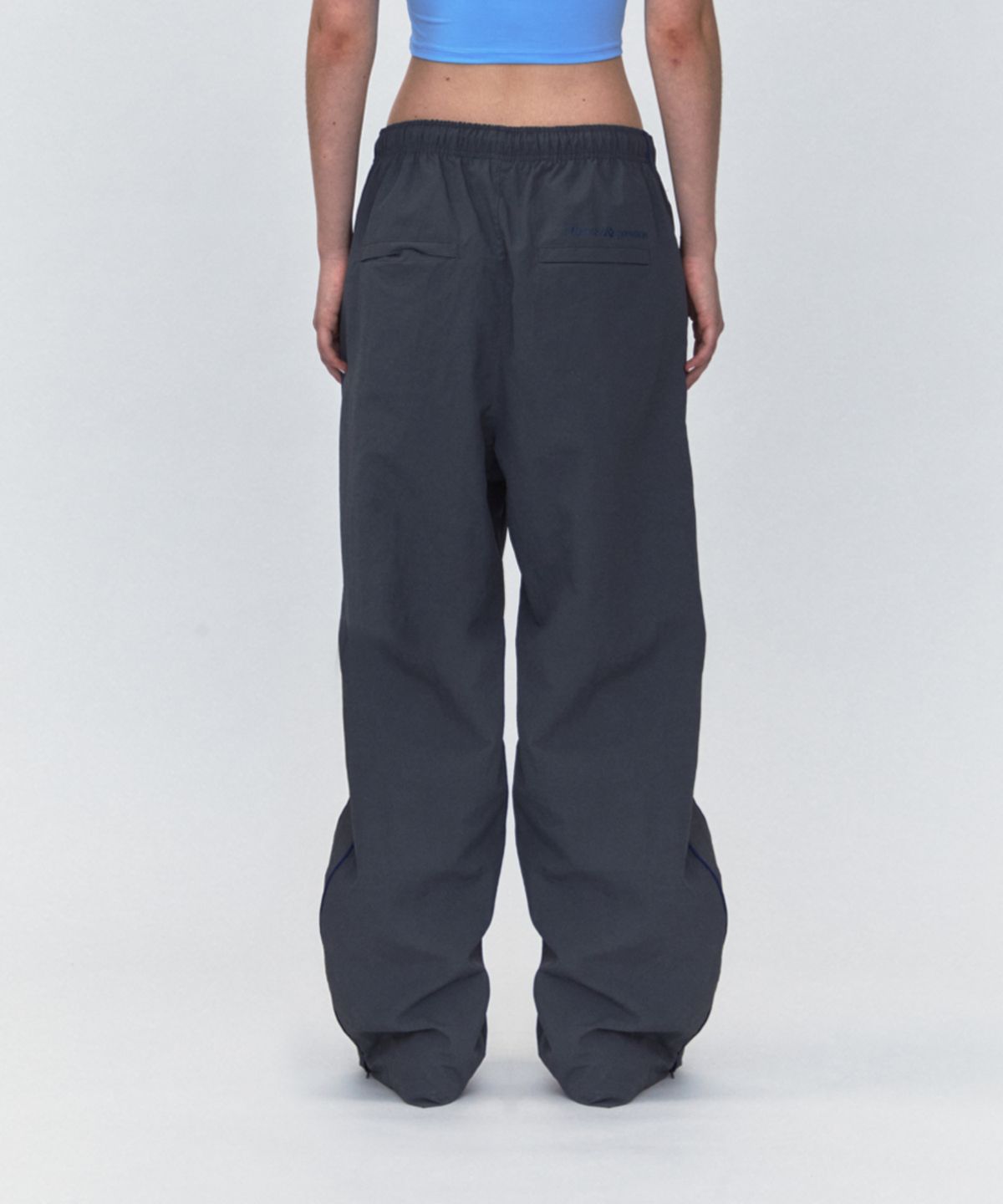 레스트앤레크레이션(REST&RECREATION) RR TRIM TRACK PANTS_DARK GREY