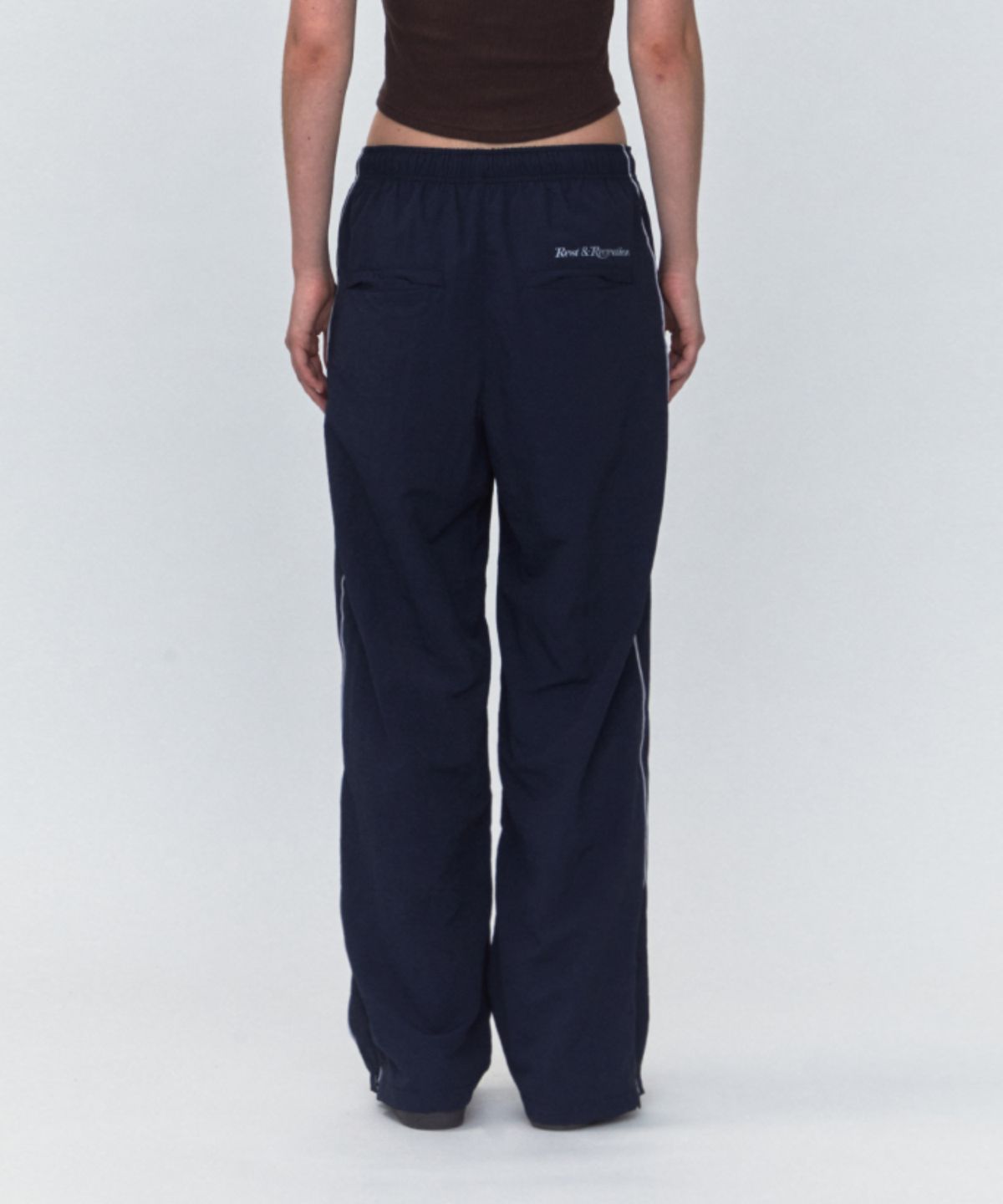 레스트앤레크레이션(REST&RECREATION) RR TRIM TRACK PANTS_DARK NAVY