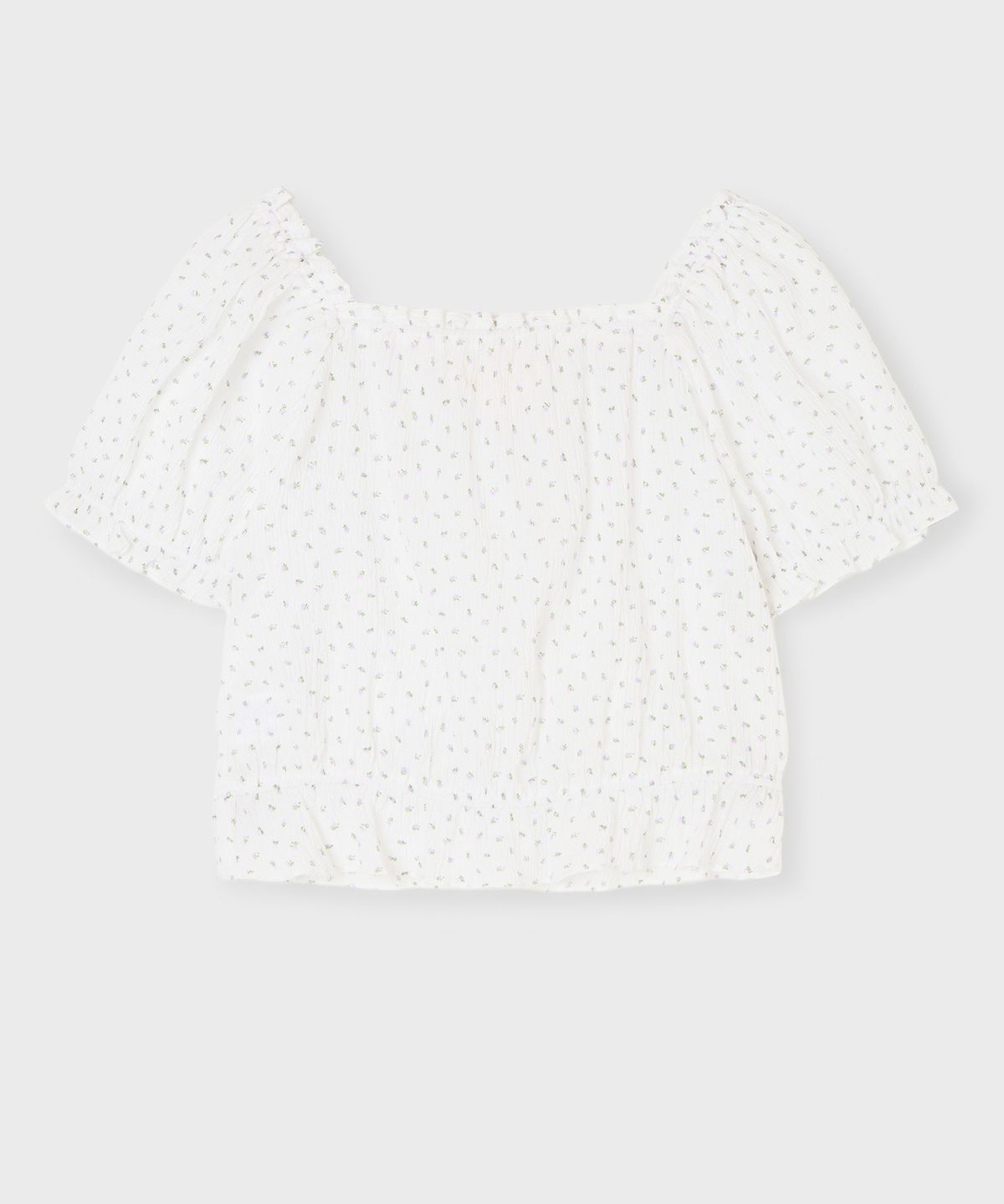 후아유(WHO.A.U) Dobby Shiring Blouse / WHBLG2521F