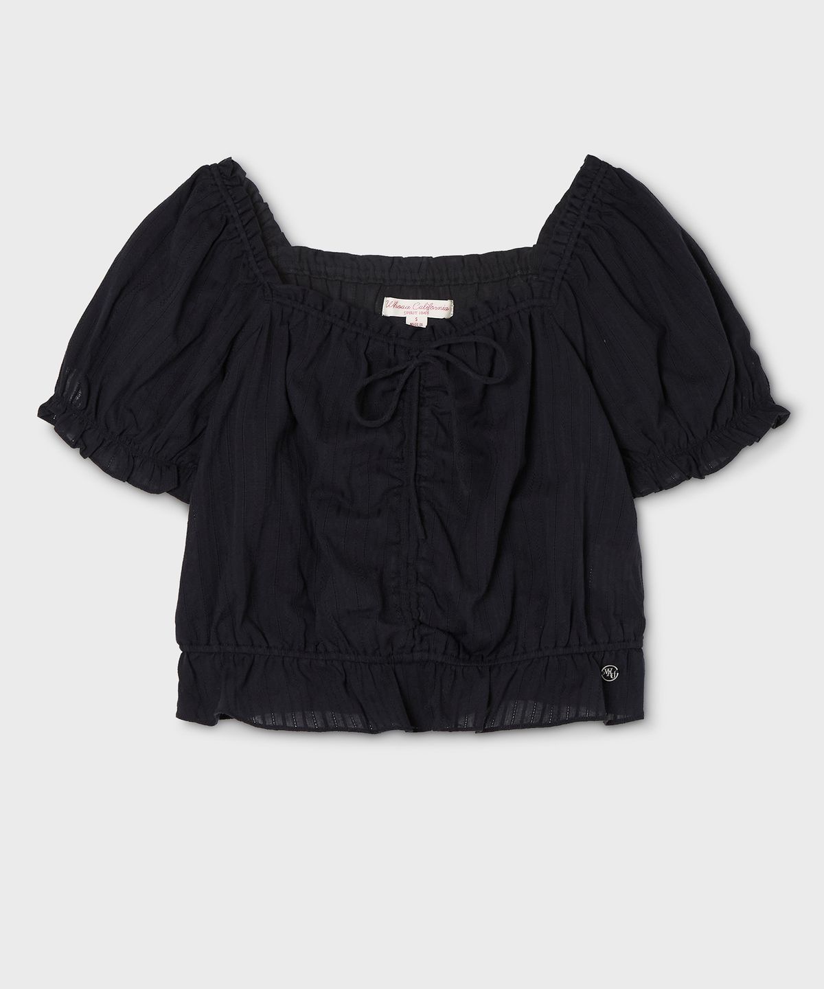 후아유(WHO.A.U) Dobby Shiring Blouse / WHBLG2521F