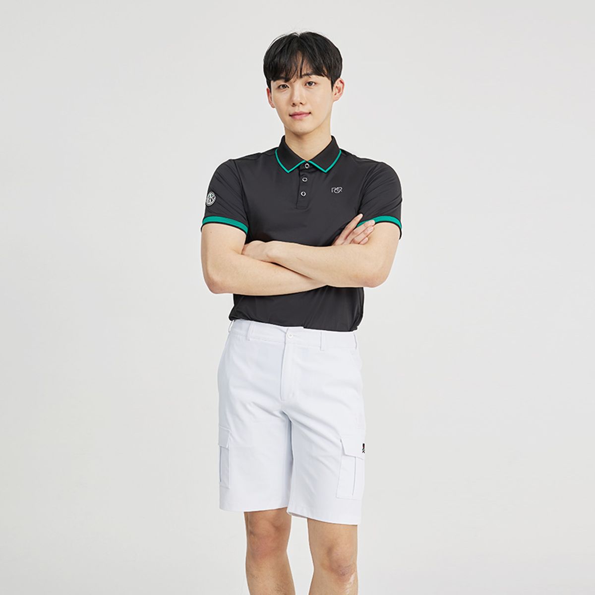 피지알(PGR) 남성 소매배색 반팔티셔츠 GT-3318