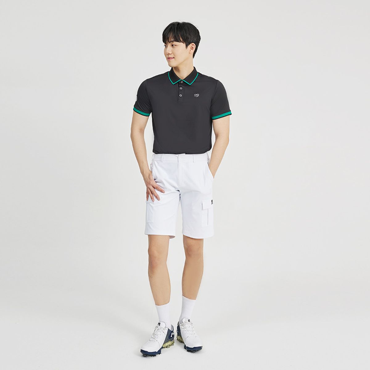 피지알(PGR) 남성 소매배색 반팔티셔츠 GT-3318