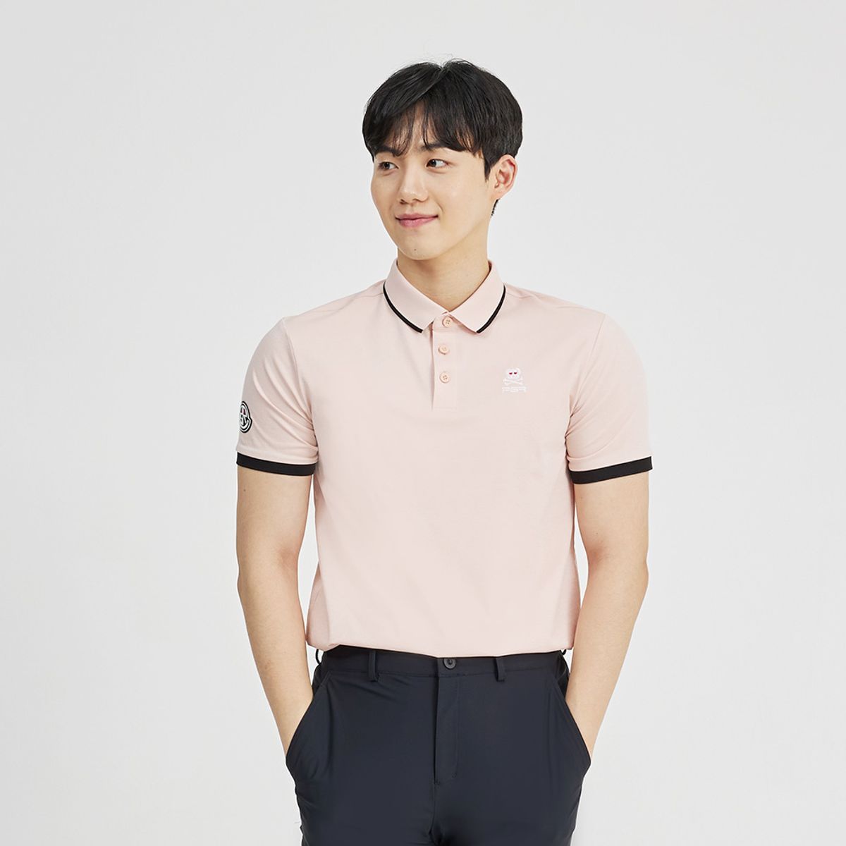 피지알(PGR) 남성 소매배색 반팔티셔츠 GT-3321