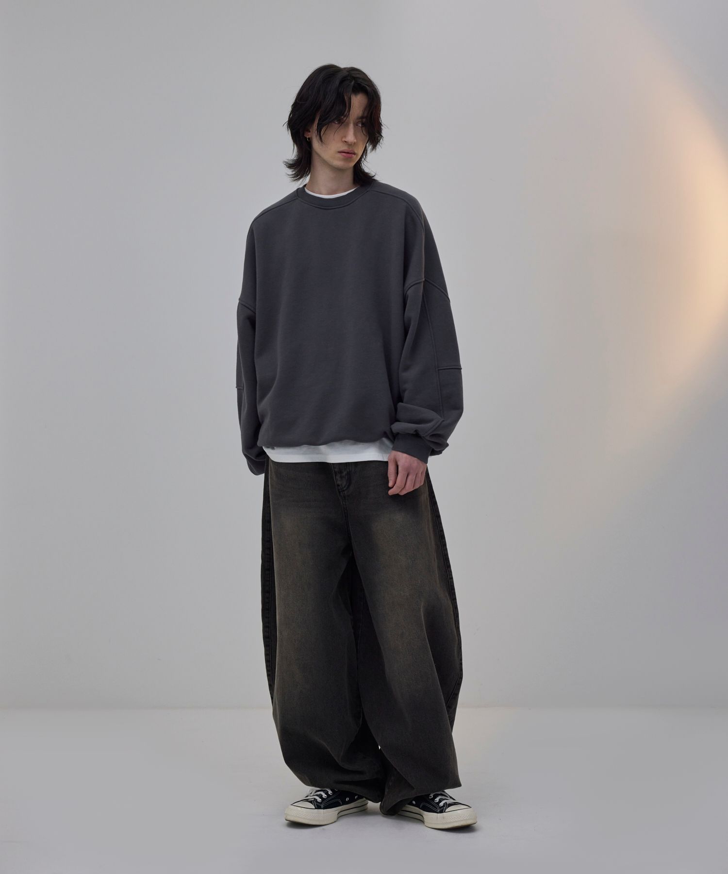 MUSINSA | STANDARDERROR 87-STAN047 Balloon fit washed wide