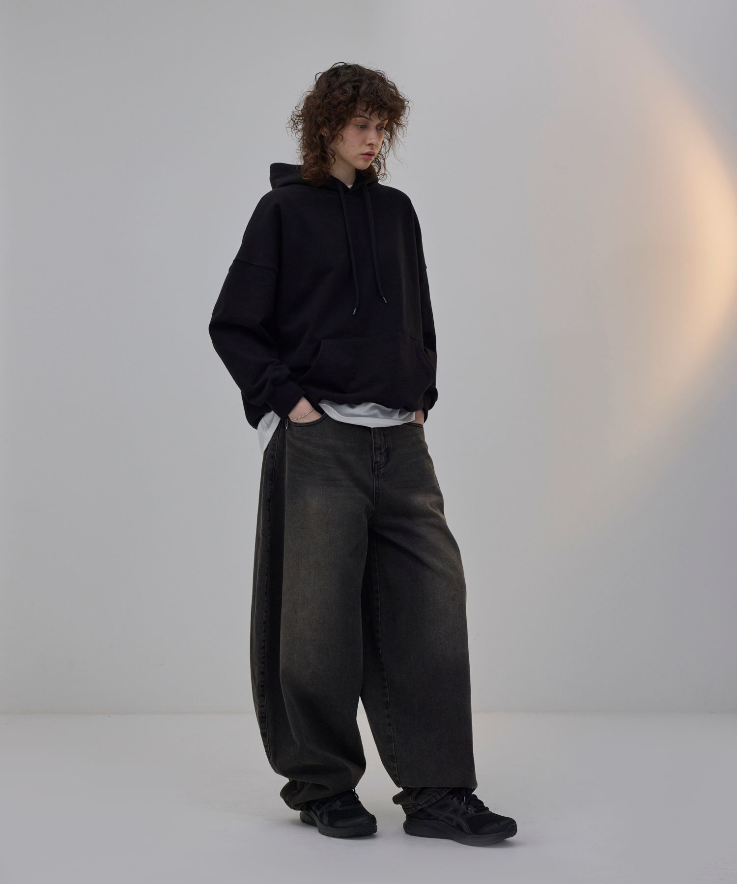 【SATIIIZ】Denny Balloon Raw Denim Pants MUSINSA | STANDARDERROR 87-STAN047 Balloon fit washed wide