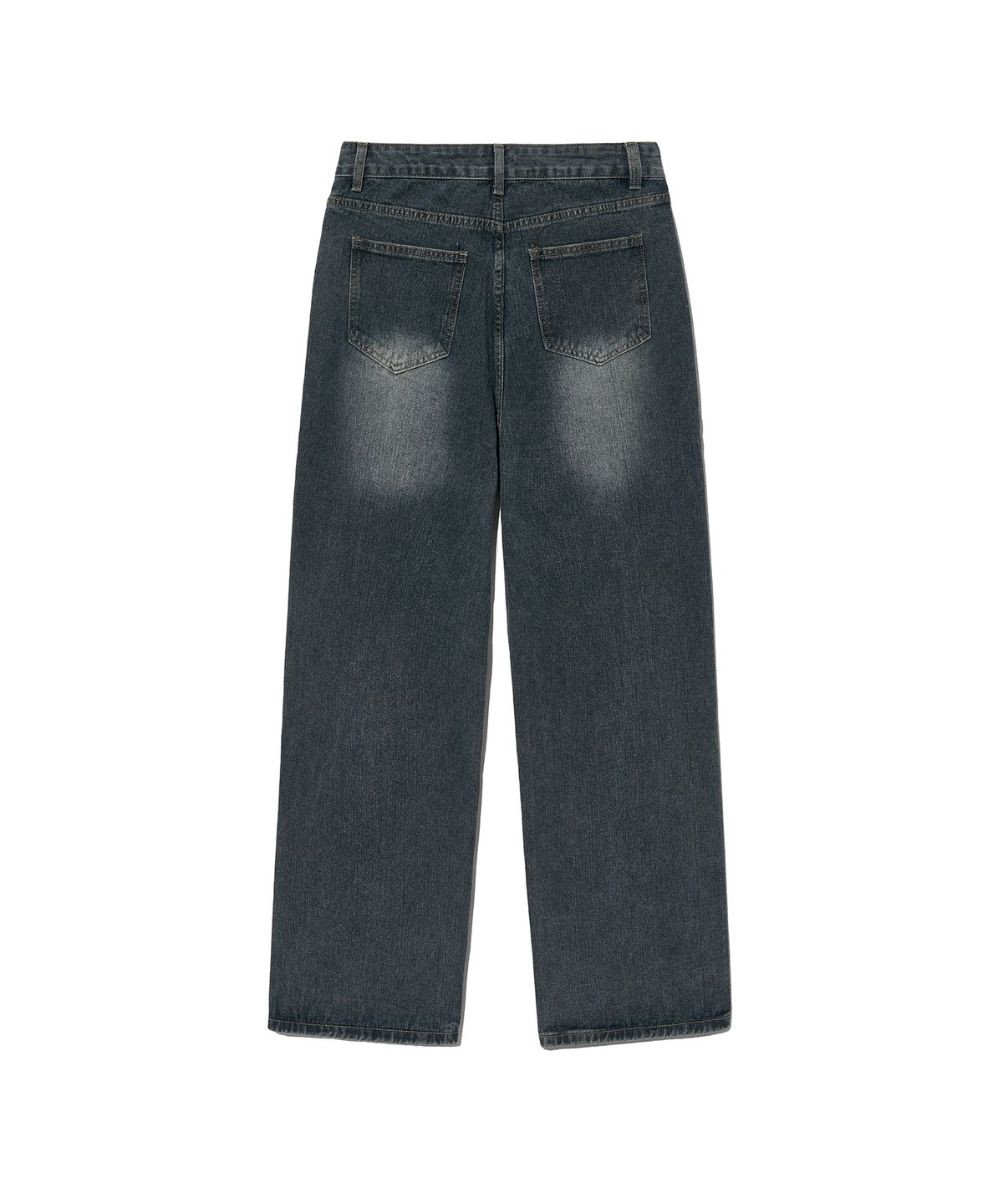 스탠다드에러(STANDARDERROR) 87-STAN054 캣샌드 레인 워싱 와이드 데님팬츠