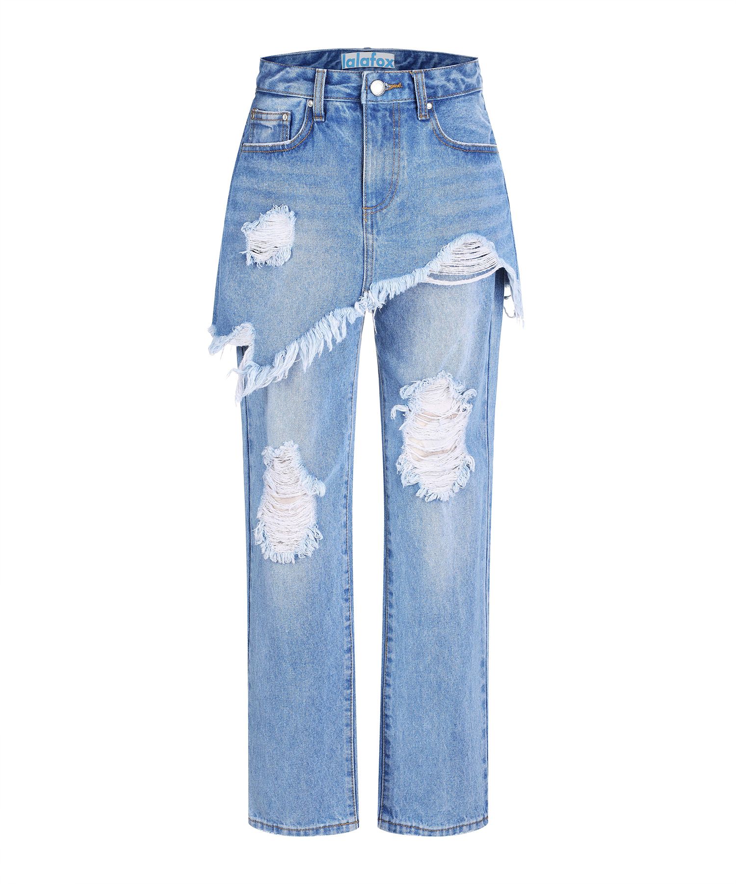 ★lalafox★LAYERED SKIRT DENIM PANTS★Blue★韓国★大人気★ MUSINSA | LALAFOX LAYERED SKIRT DENIM PANTS BLUE BQ2DP003
