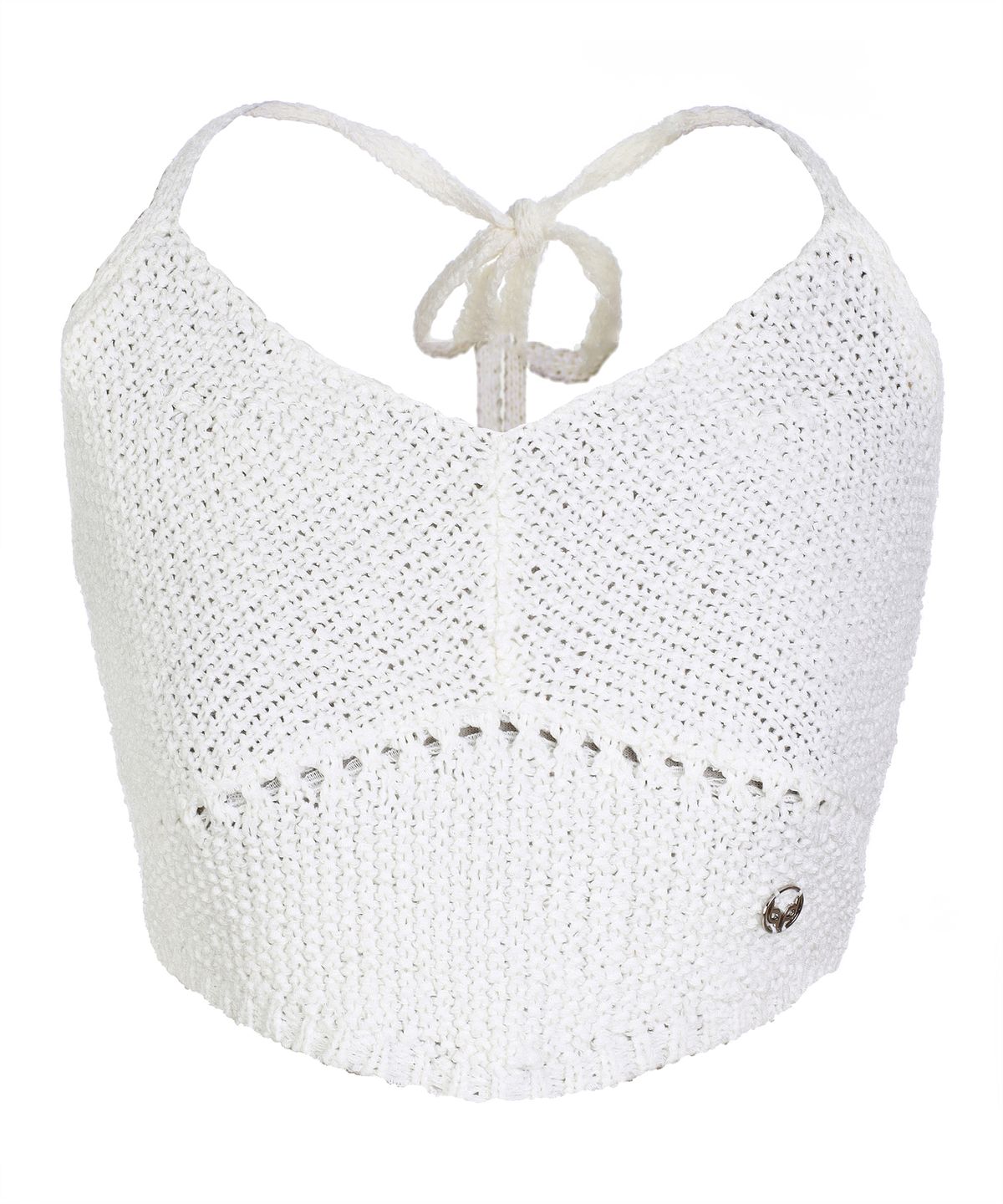 라라폭스(LALAFOX) KNIT HALTERNECK TOP WHITE BQ2KV001