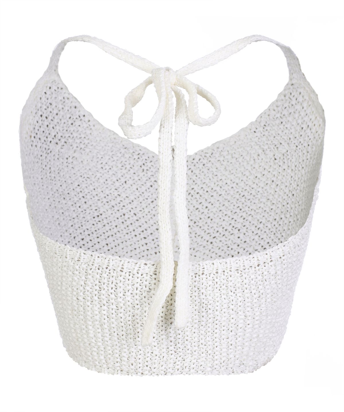 라라폭스(LALAFOX) KNIT HALTERNECK TOP WHITE BQ2KV001