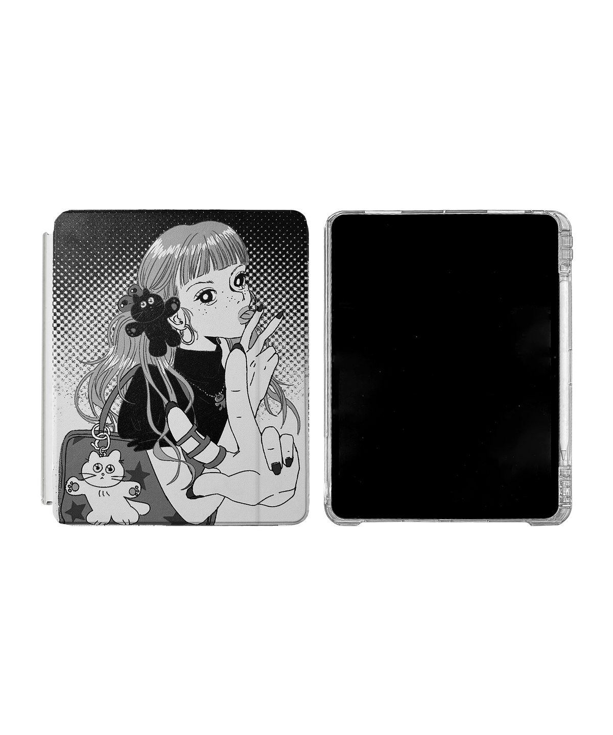 고다신(GODASHIN) Cats Girl ipad Case