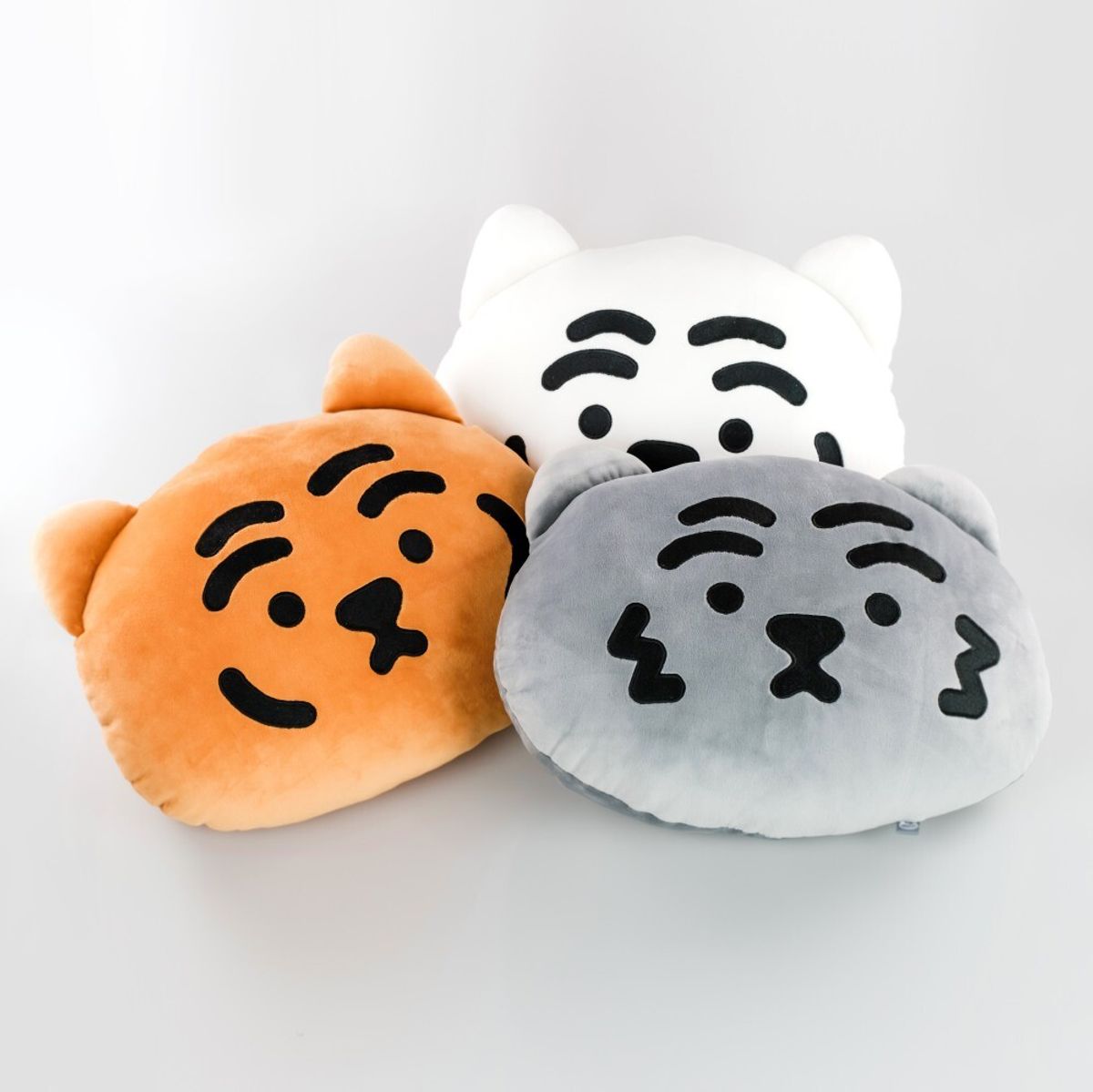 무직타이거(MUZIKTIGER) 뚱랑이 페이스 모찌 쿠션 3종