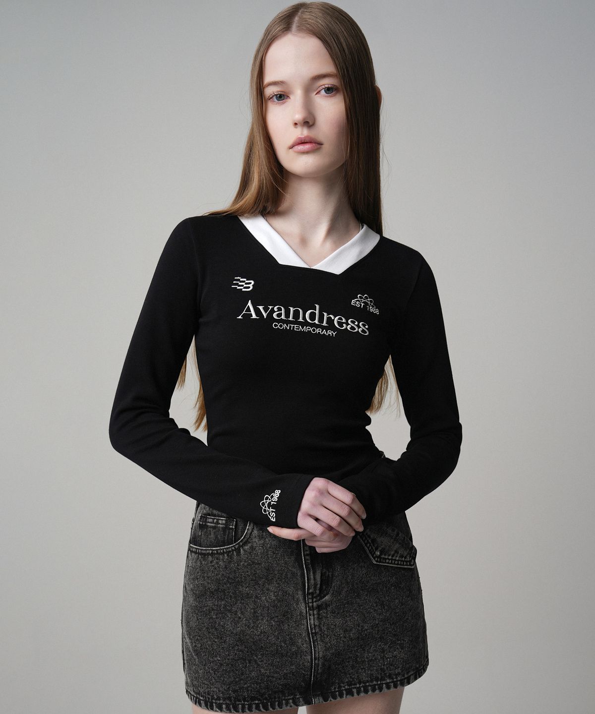 어반드레스(AVANDRESS) Soccer Crop T-shirt - 4COL