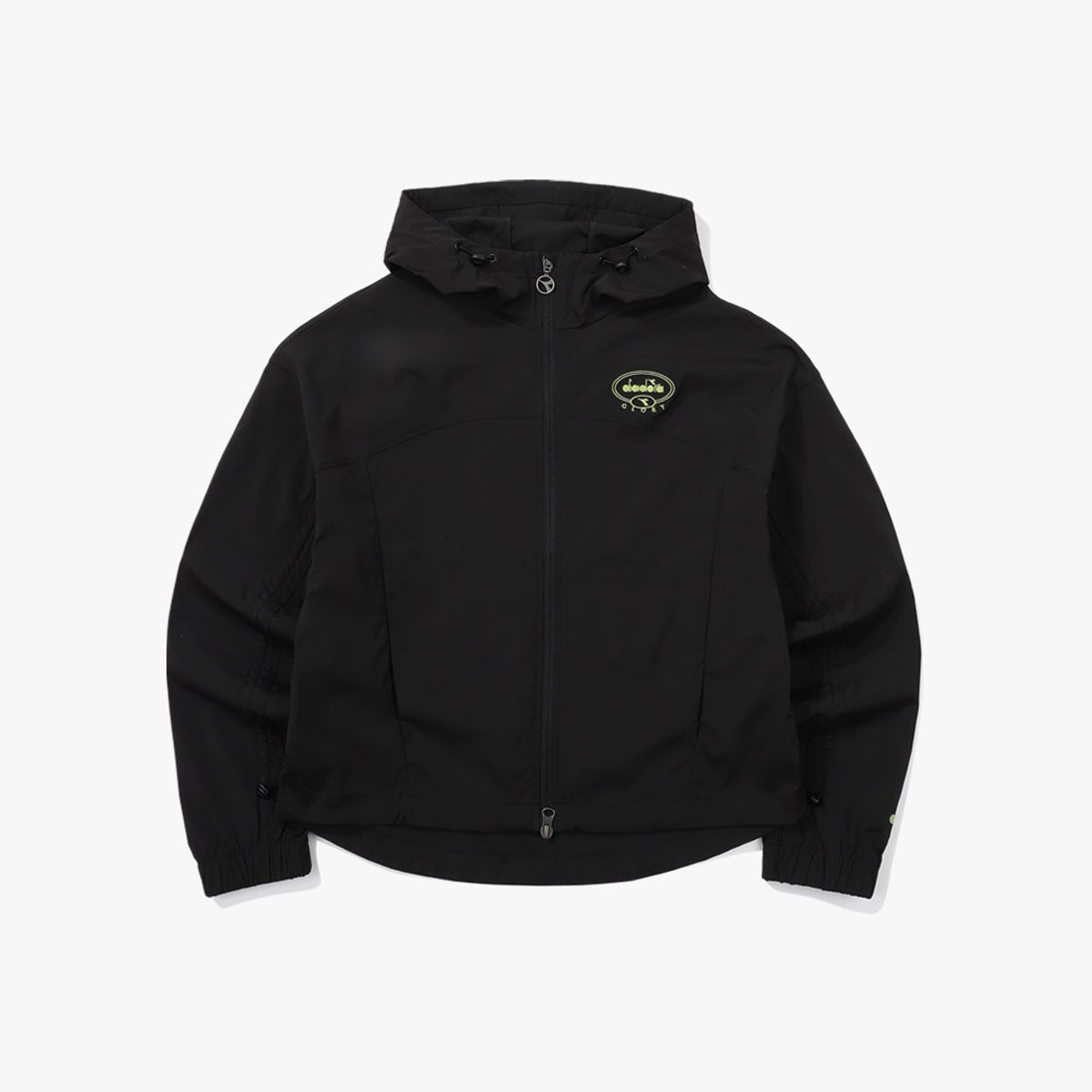 디아도라(diadora) 컴피 우븐 집업 자켓 BLACK
