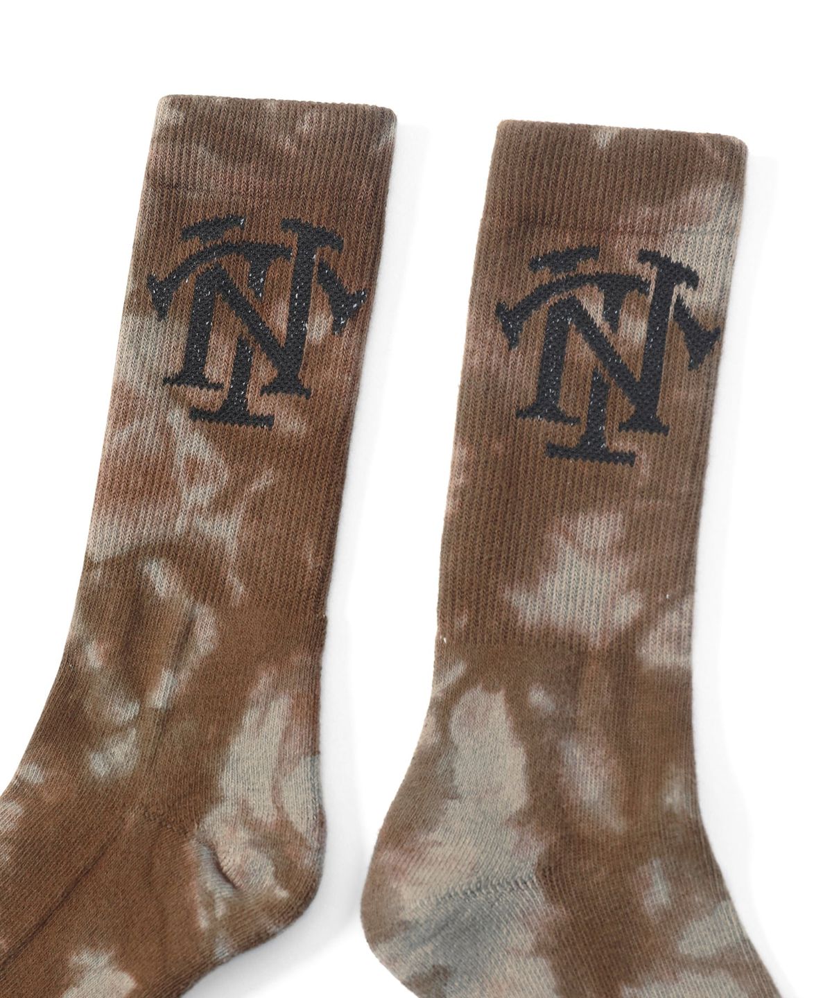 디스이즈네버댓(THISISNEVERTHAT) Tie Dye Socks Brown