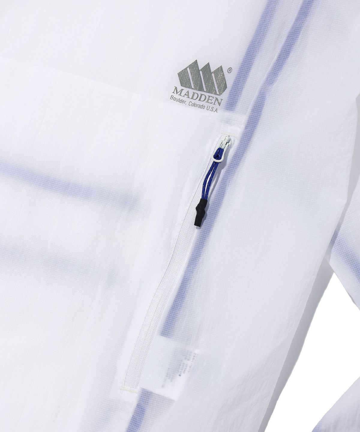 매든(MADDEN) Packable Windbreaker White