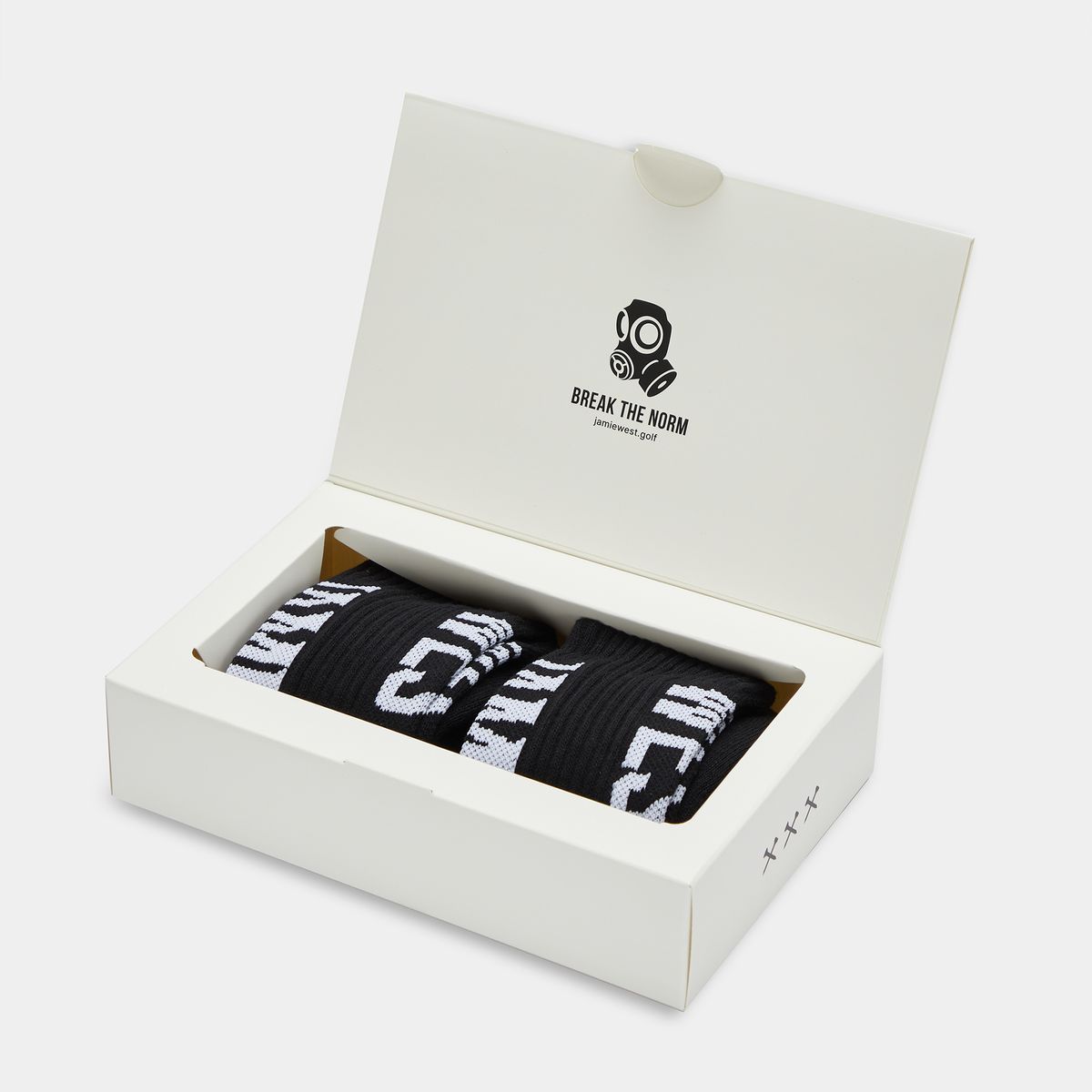 제이미웨스트(JAMIE WEST) 빌리 스포츠 양말 2 PACK (블랙)