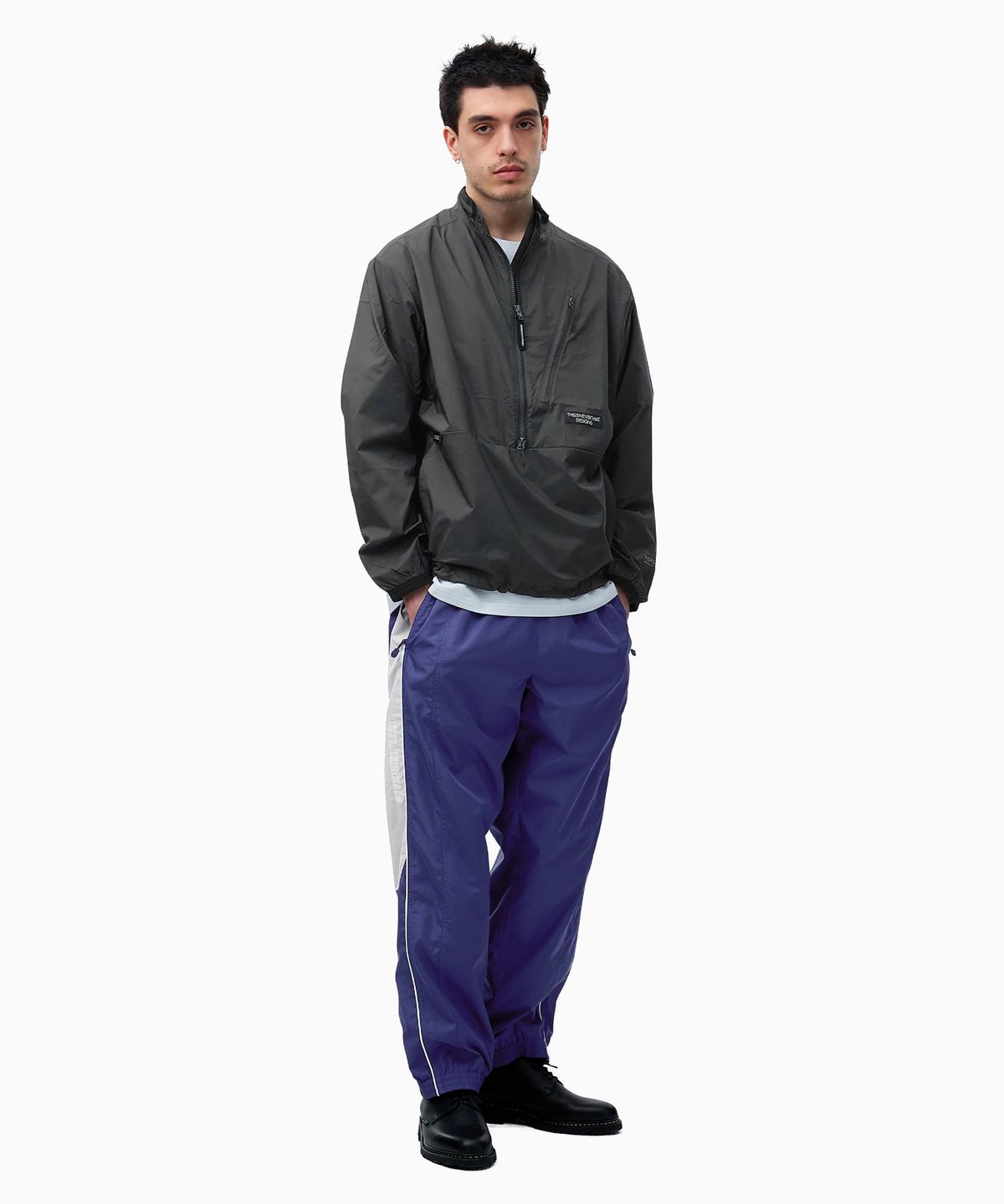 디스이즈네버댓(THISISNEVERTHAT) Paneled Track Pant Blue