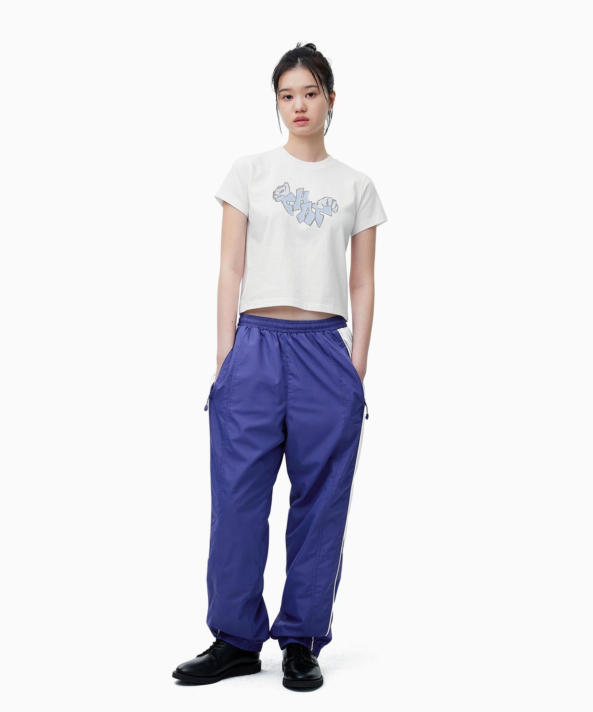 디스이즈네버댓(THISISNEVERTHAT) Paneled Track Pant Blue
