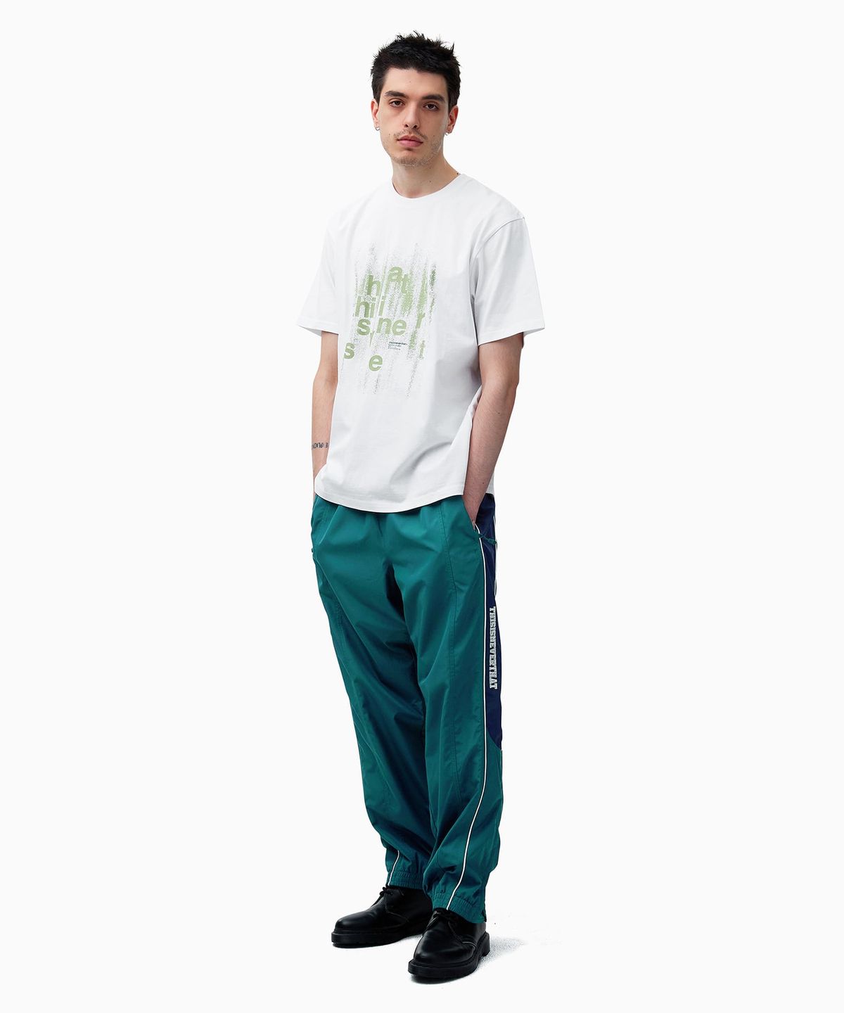 디스이즈네버댓(THISISNEVERTHAT) Paneled Track Pant Green