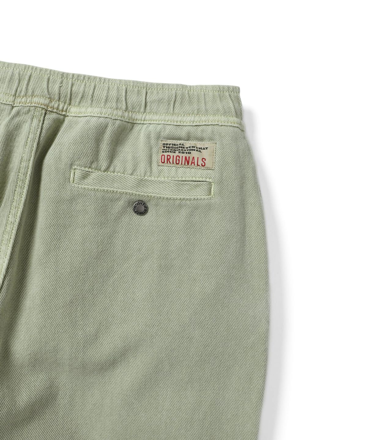 디스이즈네버댓(THISISNEVERTHAT) Overdyed Twill Pant Beige